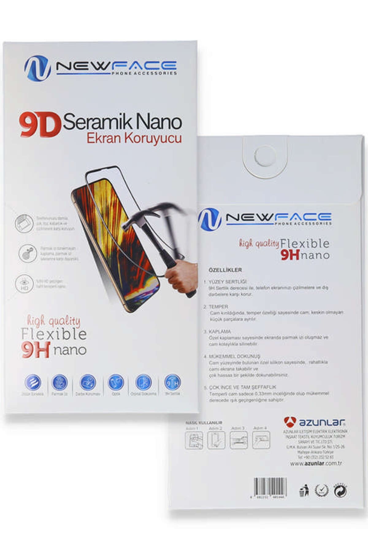 NewFace Oppo Reno 4 Seramik Nano Ekran Koruyucu