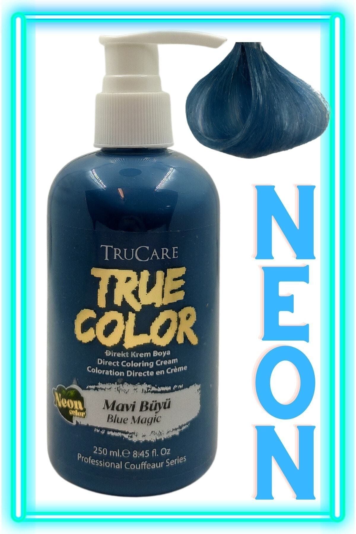 Trucare Truecolor Renkli Neon Saç Boyası Mavi Büyü 250 Ml