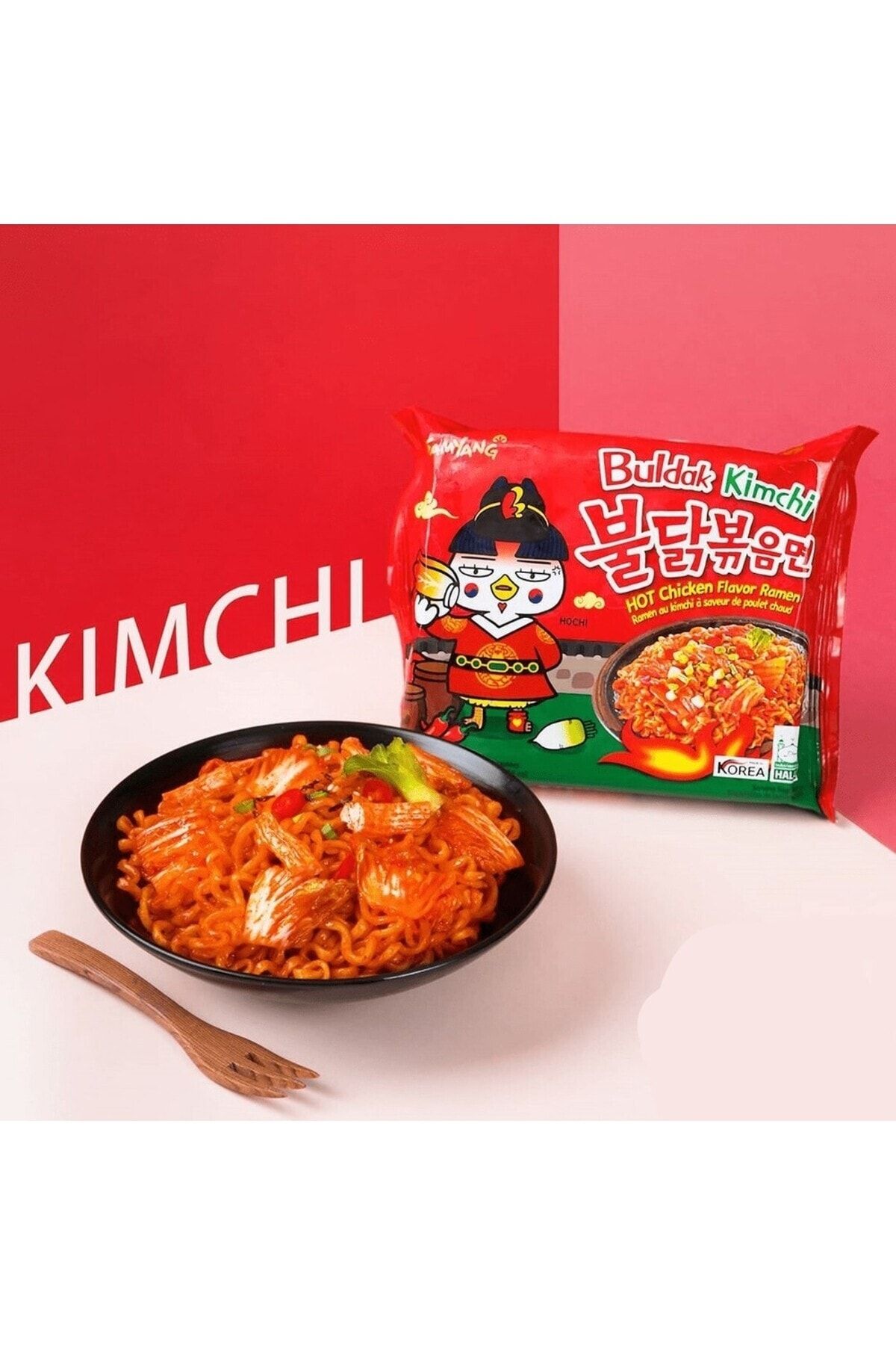 samyang Buldak Kimchi Hot Chicken Flavor Ramen,140g (amerikan Cheetos Hediyeli )
