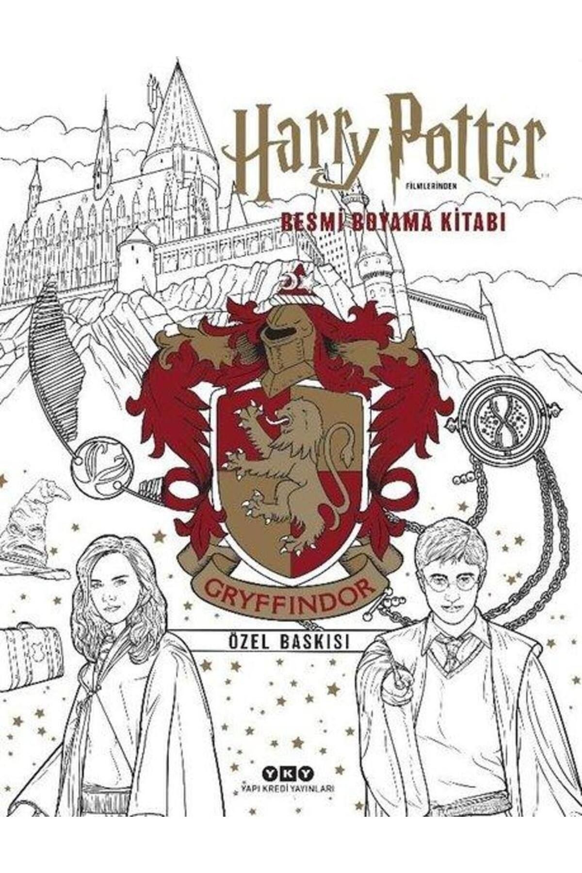 Yapı Kredi Yayınları Harry Potter Filmlerinden Resmi Boyama Kitabı Gryffindor Özel Baskısı