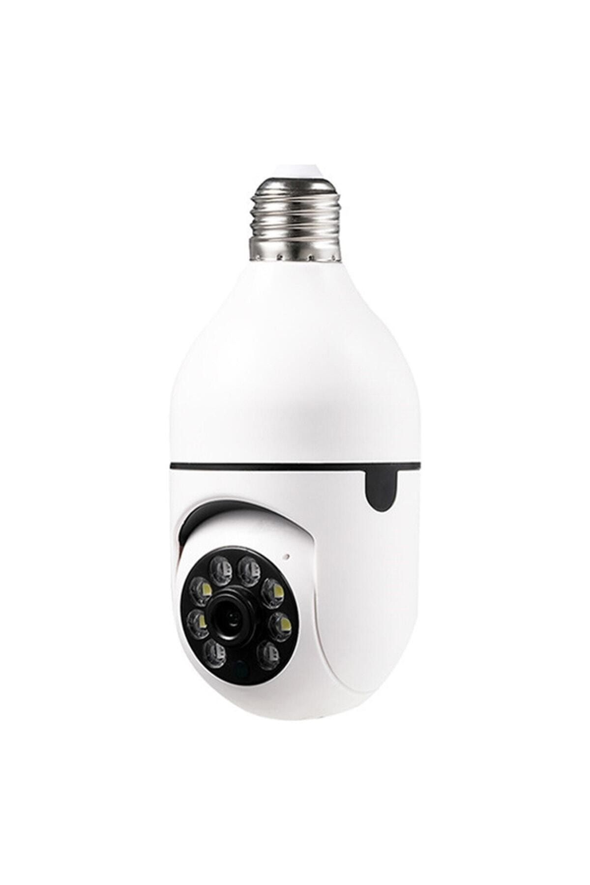 GABYA 360 Ptz Ip Kamera Gece Görüş Kablosuz Akıllı Ampul Wifi Camera