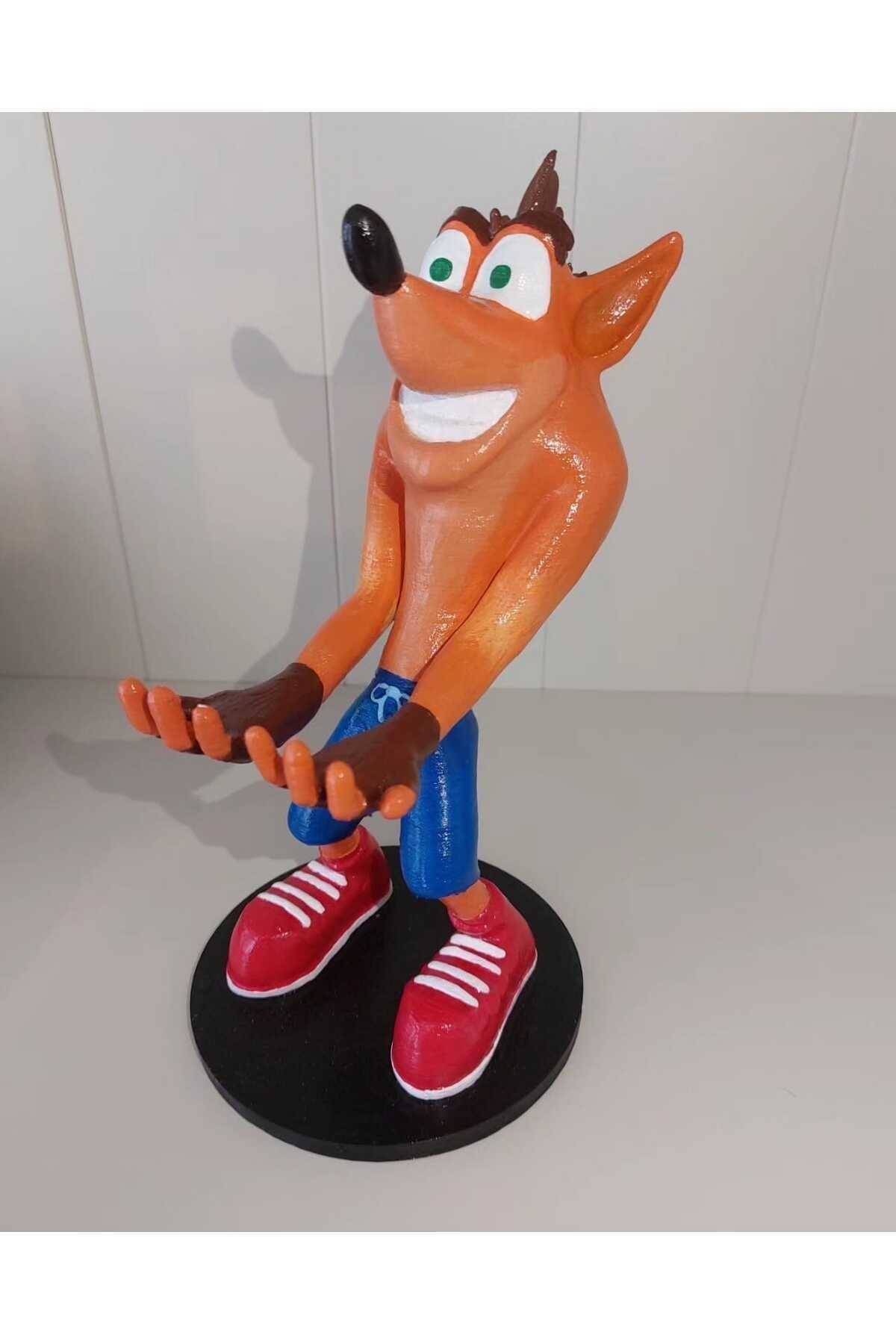 sculpystudio Crash Bandicoot Telefon Tablet Tutacağı 23 cm