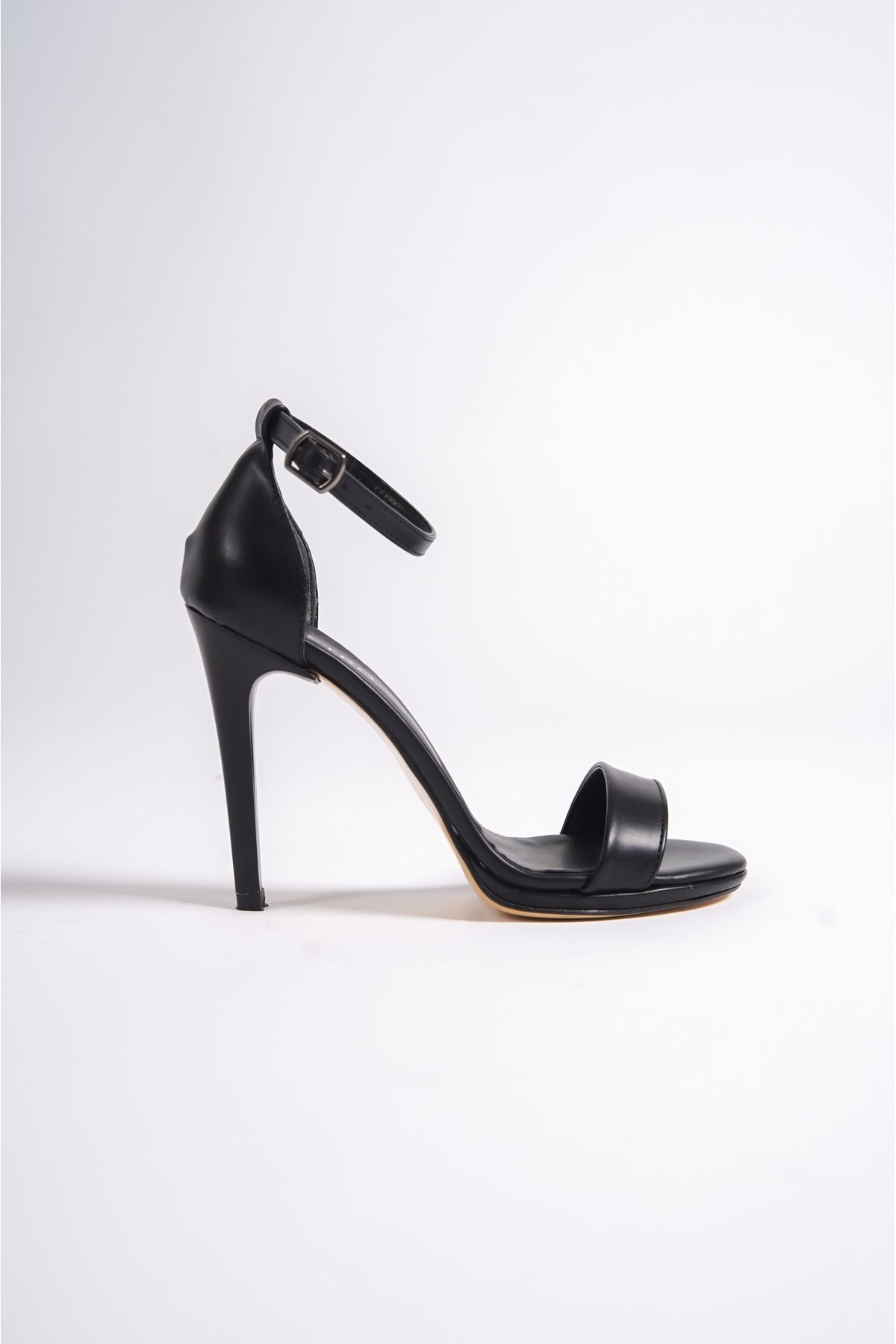 Shoesers Kadın Platform Topuklu Tek Bantlı Yüksek Ince Topuklu Stiletto
