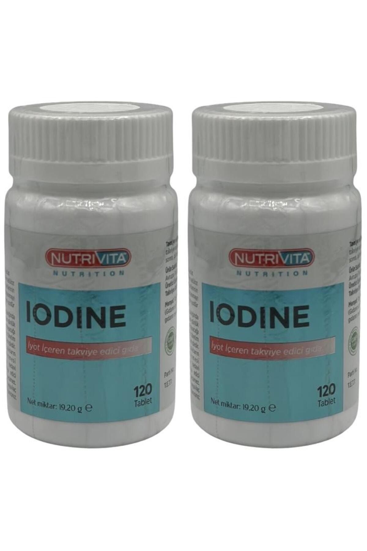 Nutrivita Nutrition Iodine 150 µg İyot 2x120 Tablet