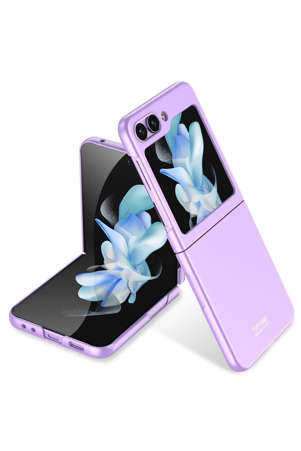 AktarMobile Galaxy Z Flip 5 Kılıf Premium Kapak Kamera Korumalı Tam Uyumlu Mat Tasarım Ince Yapılı
