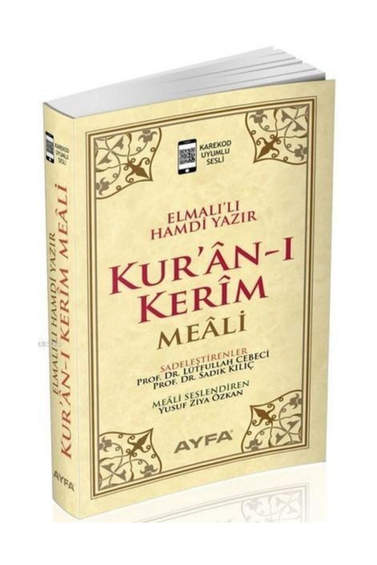 Ayfa Yayınları Kur'ân-ı Kerim Meali Cep Boy, Kare Kodlu, Sesli)