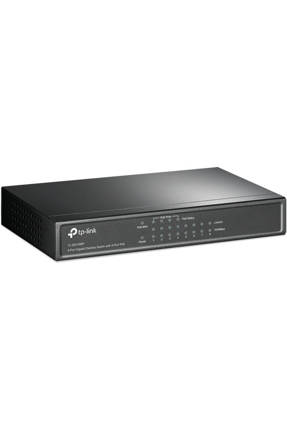 Tp-Link Tl-sg1008p 8-port Gigabit Desktop Switch With 4-port Poe+ (64w)