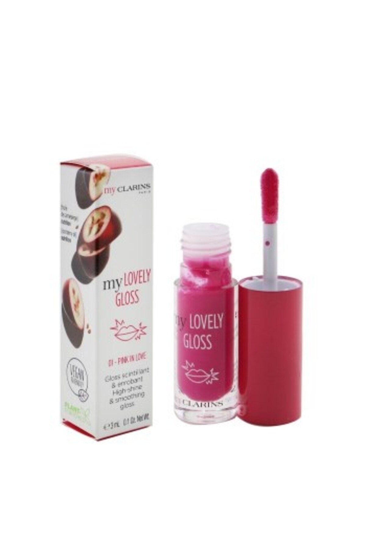 Clarins My Clarins Lovely Gloss High Shine 01 Pink In Love