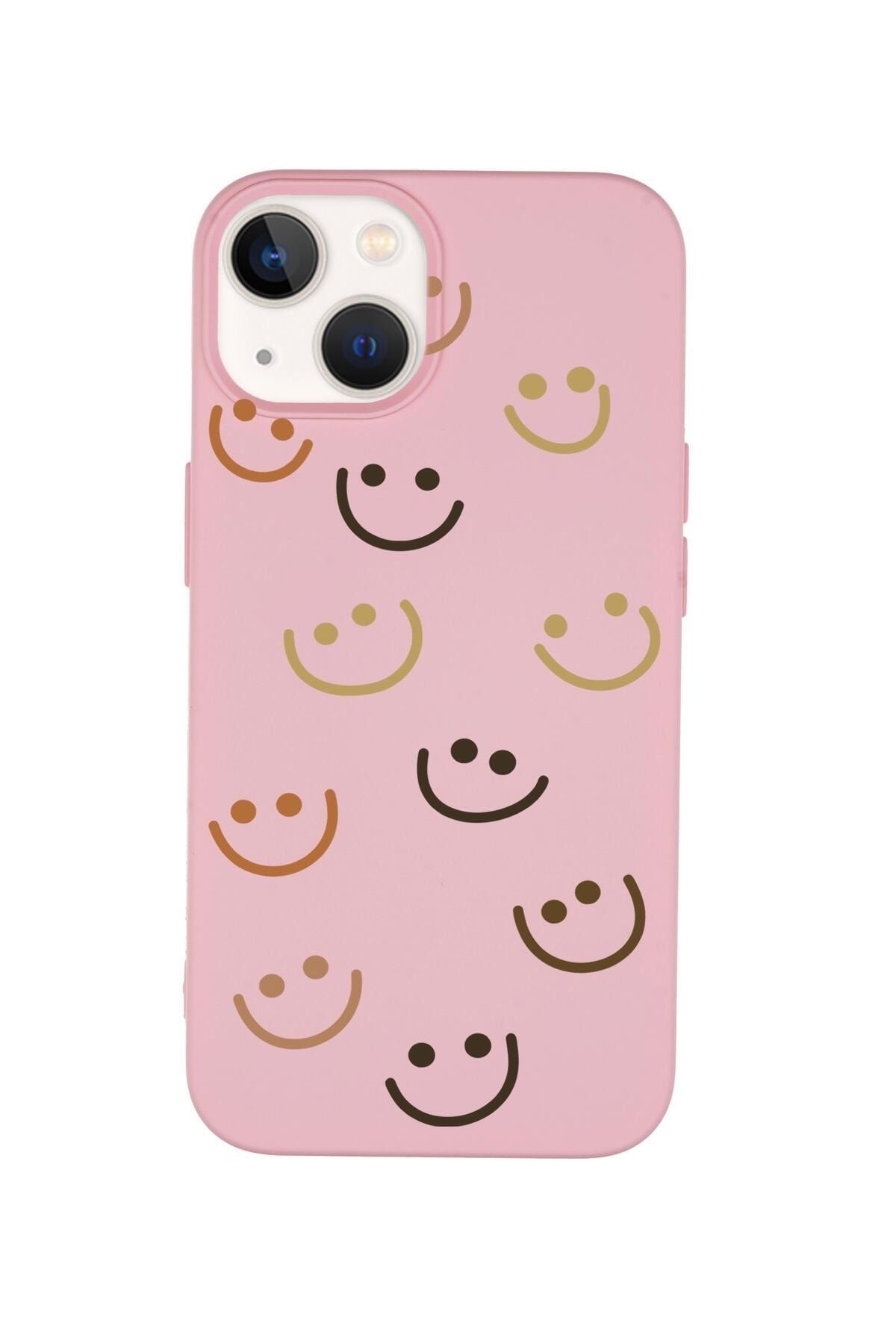 mooodcase Iphone 14 Uyumlu Smile Desenli Premium Silikonlu Lansman Telefon Kılıfı