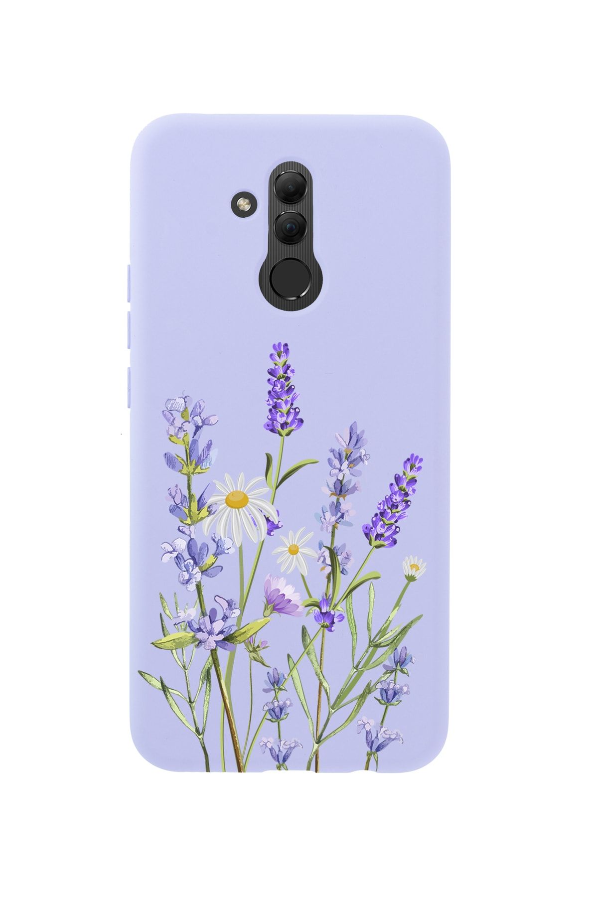 mooodcase Huawei Mate 20 Lite Lavender Premium Silikonlu Lila Telefon Kılıfı