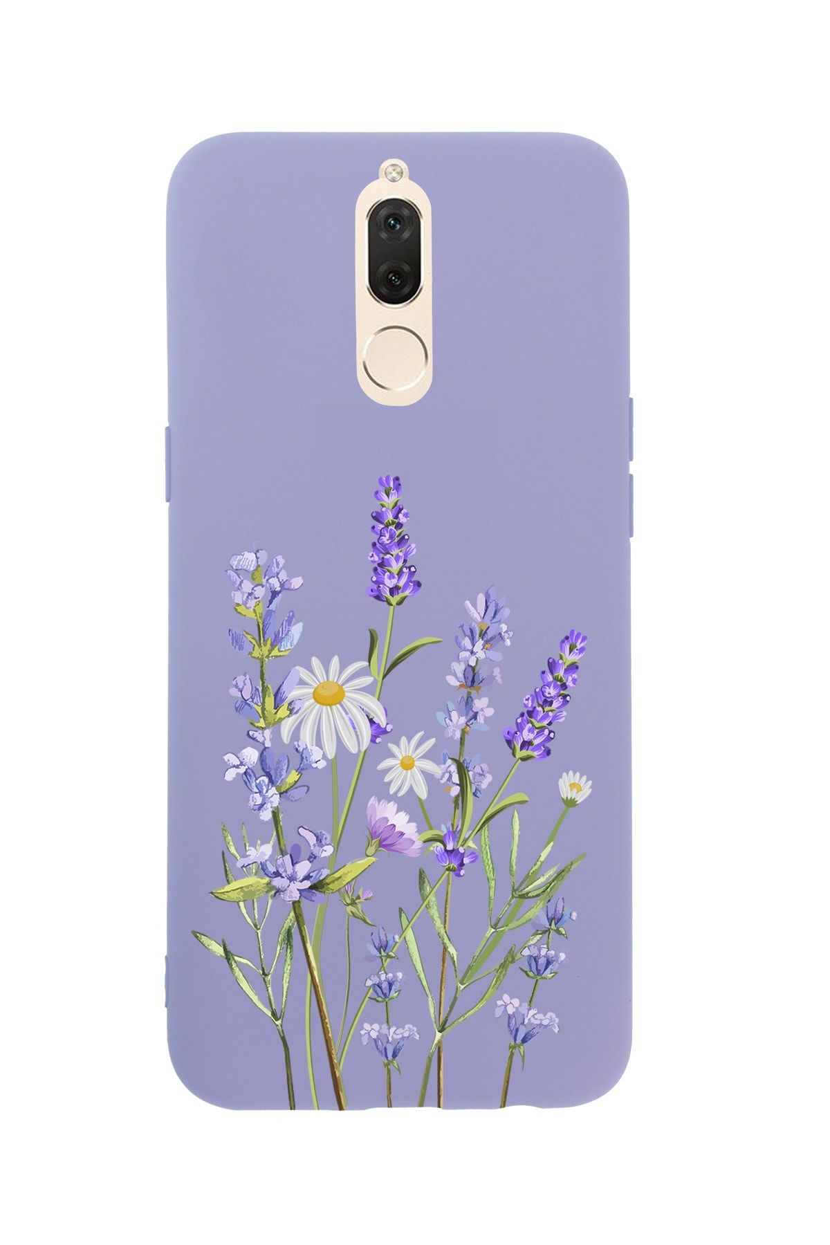 mooodcase Huawei Mate 10 Lite Lavender Premium Silikonlu Lila Telefon Kılıfı