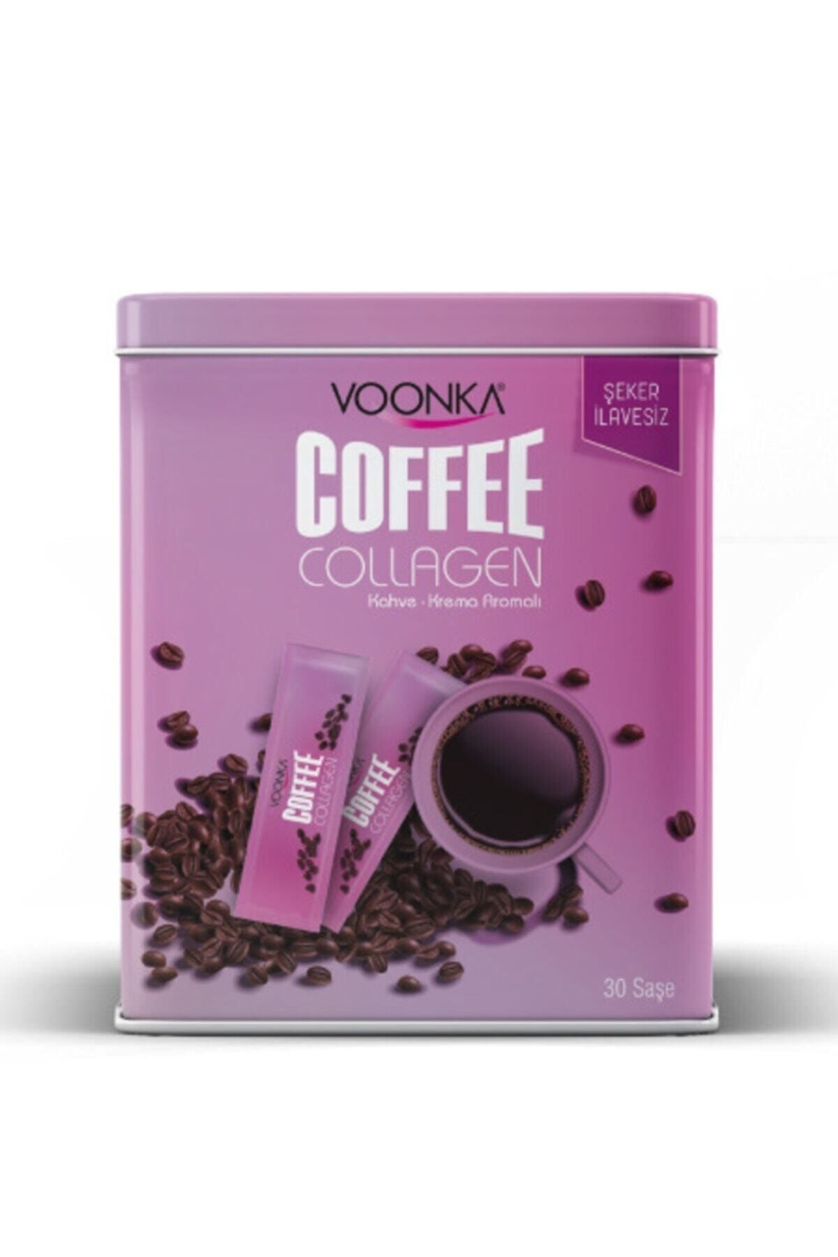 Voonka Coffee Collagen Cream 30 Saşe Kahve Krema Aromalı Şeker İlavesiz