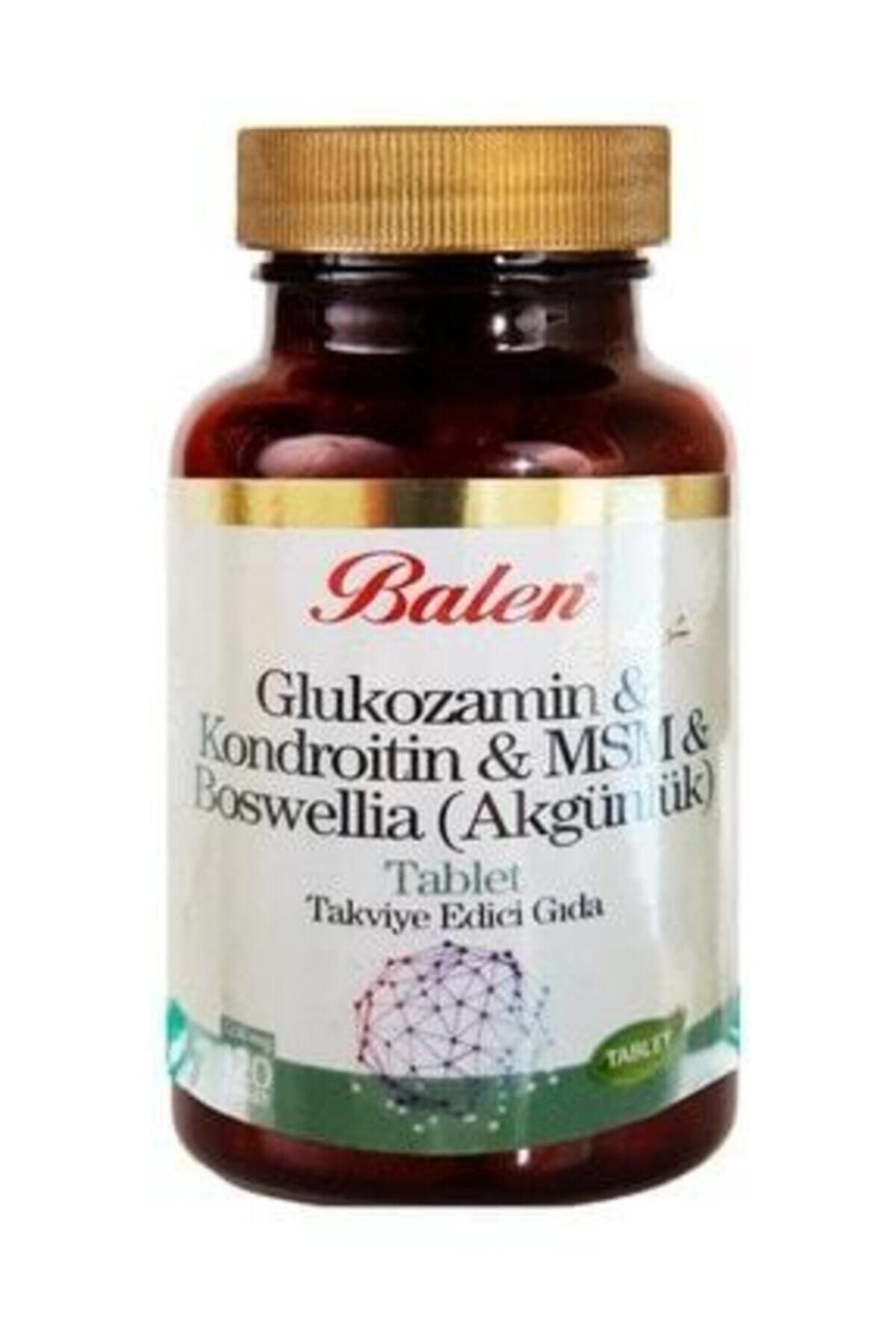 Balen Glukozamin Kondroitin Msm Boswellia Akgünlük Glukosamin Bosvelya 120 Tablet X 1200 Mg