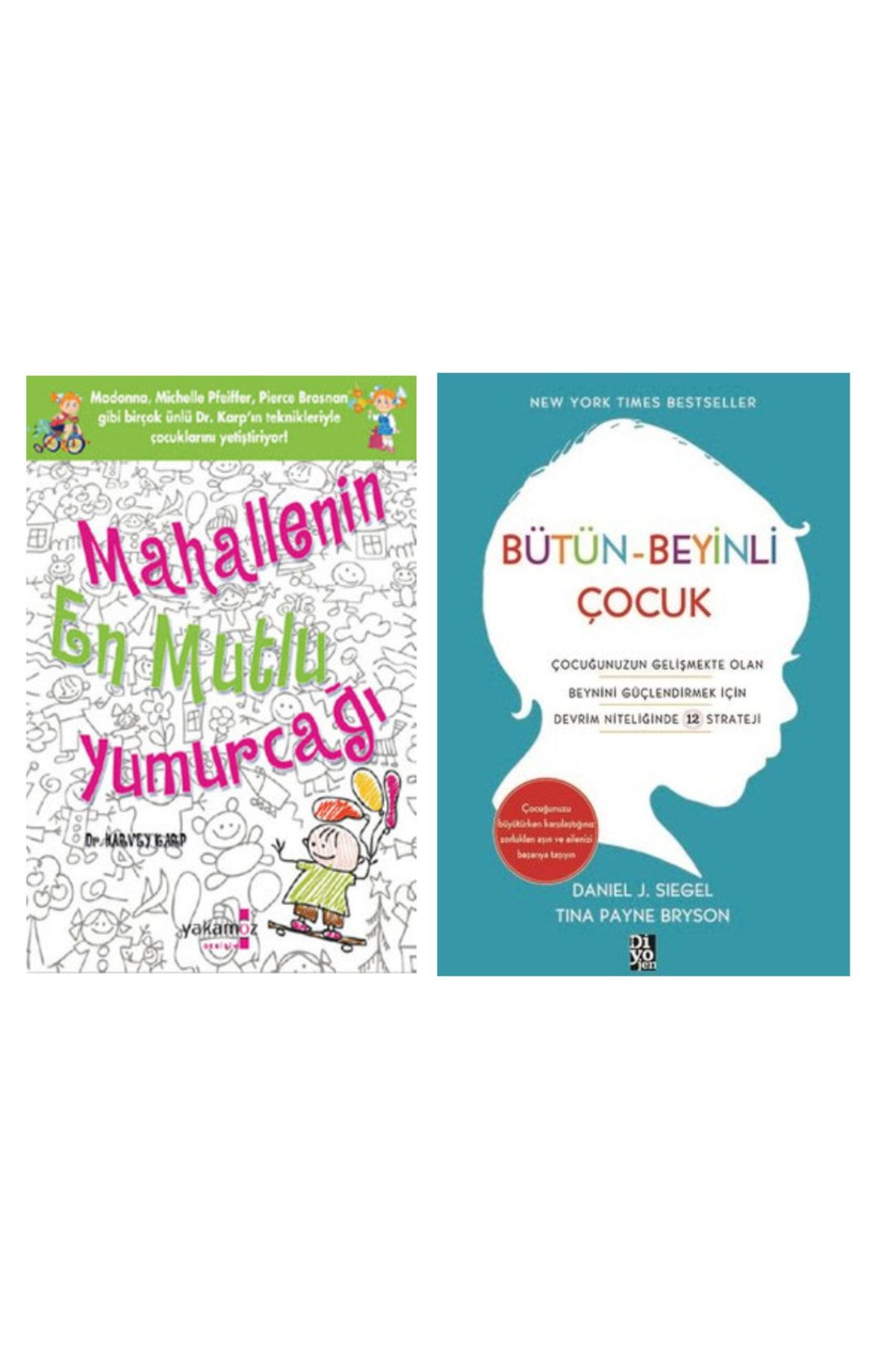 Yakamoz Yayınları 2 Kitap/ Mahallenin En Mutlu Yumurcağı + Bütün-Beyinli Çocuk