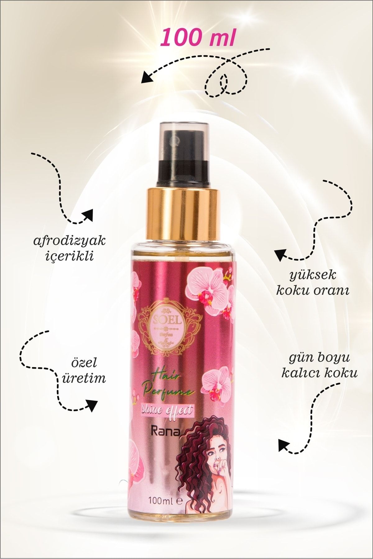 Soel Parfüm Saç Bakım Parfümü- Rana Parfüm Kokulu 100 Ml