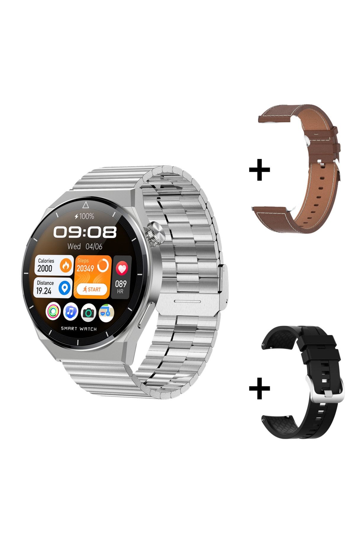 SeyuTech Watch 3 Max Wear Akıllı Saat Iphone Ve Android Tüm Telefonlara Uyumlu Smartwatch