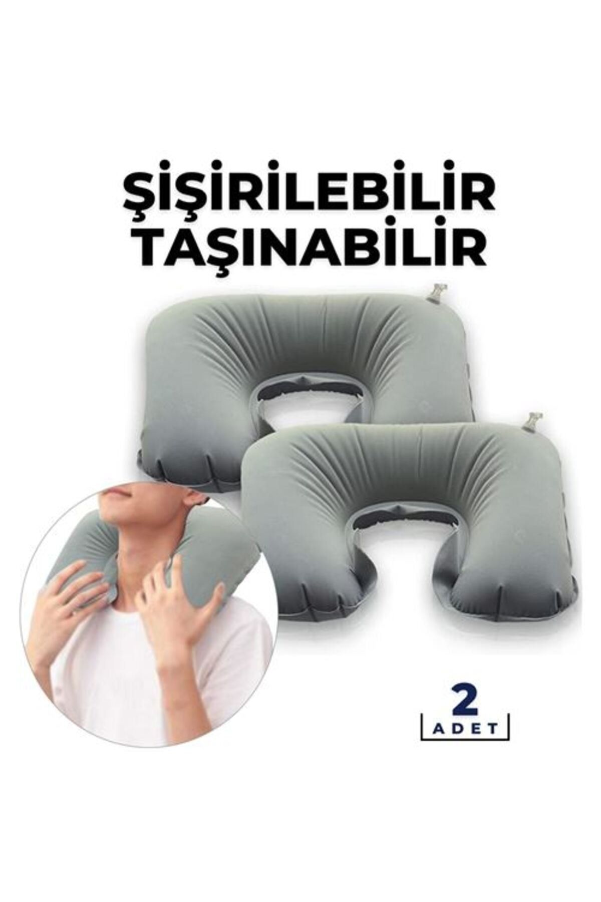 Transformacion Taşınabilir Boyun Uyku Yastığı 2 ADET Aile Paketi Balvanera Design 718659