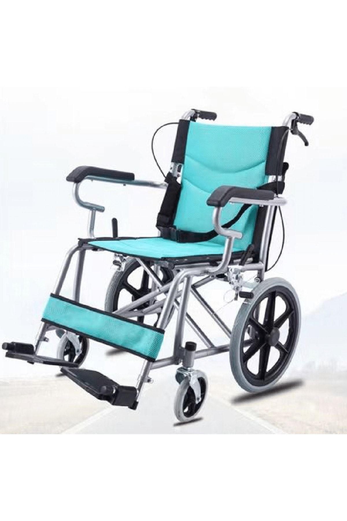 FUHASSAN Fh03 Katlanabilir Refakatçi Kontrol Manuel Tekerlekli Sandalye