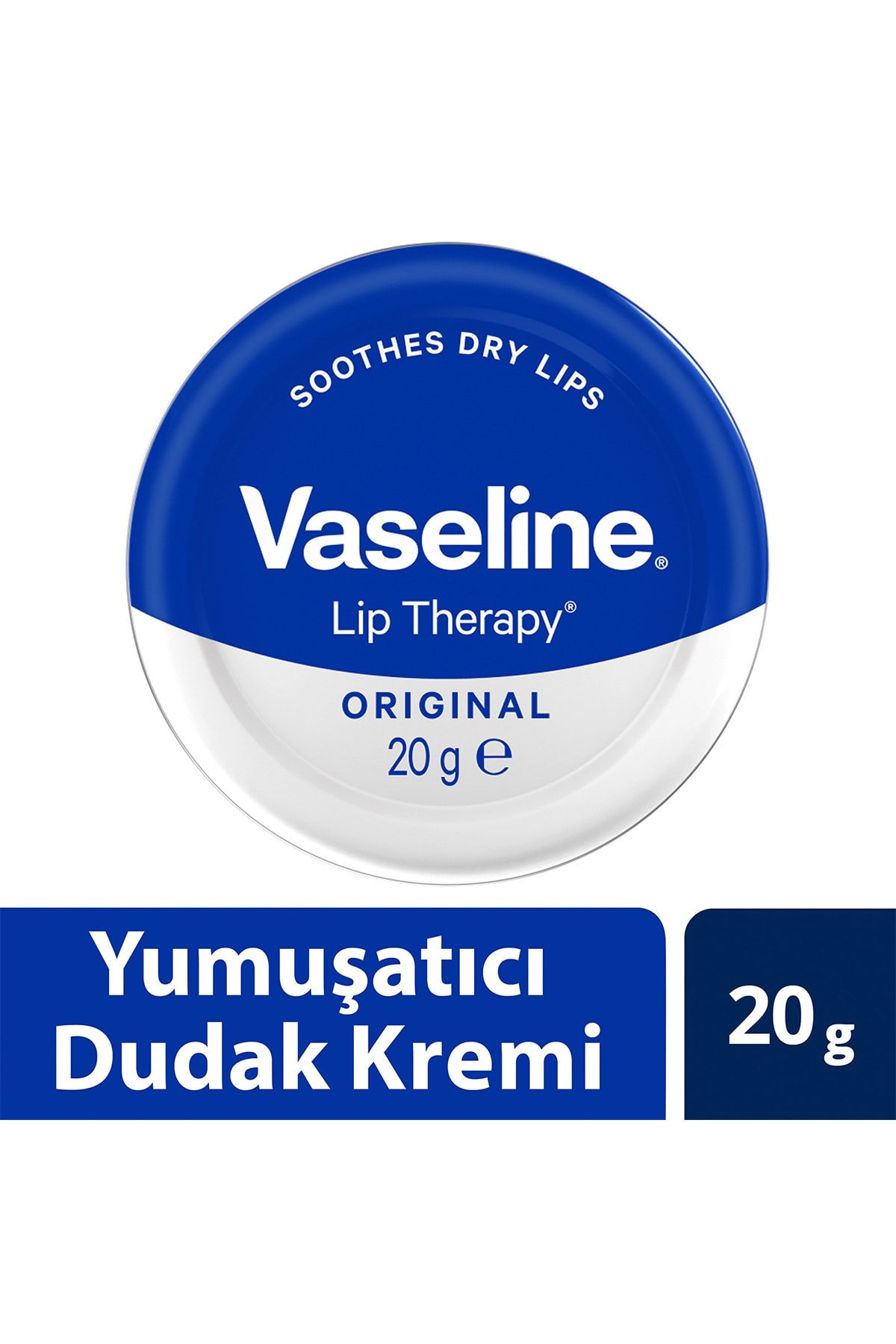 Vaseline Lip Therapy Yumuşatıcı Dudak Kremi Original 20 G