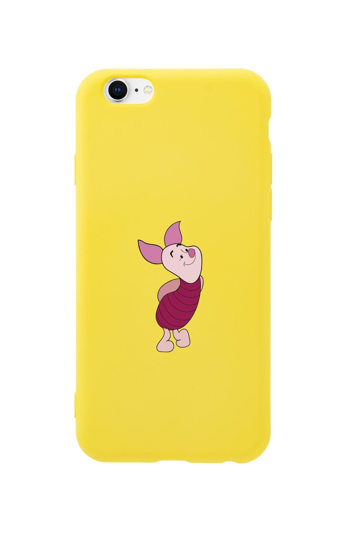 mooodcase Iphone 6 Plus Piglet Tasarımlı Sarı Telefon Kılıfı