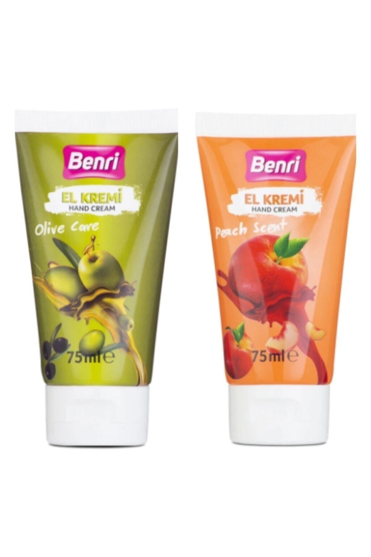 Benri Olive Care El Kremi +peach Scent El Kremi 75 Ml 2li Ürün