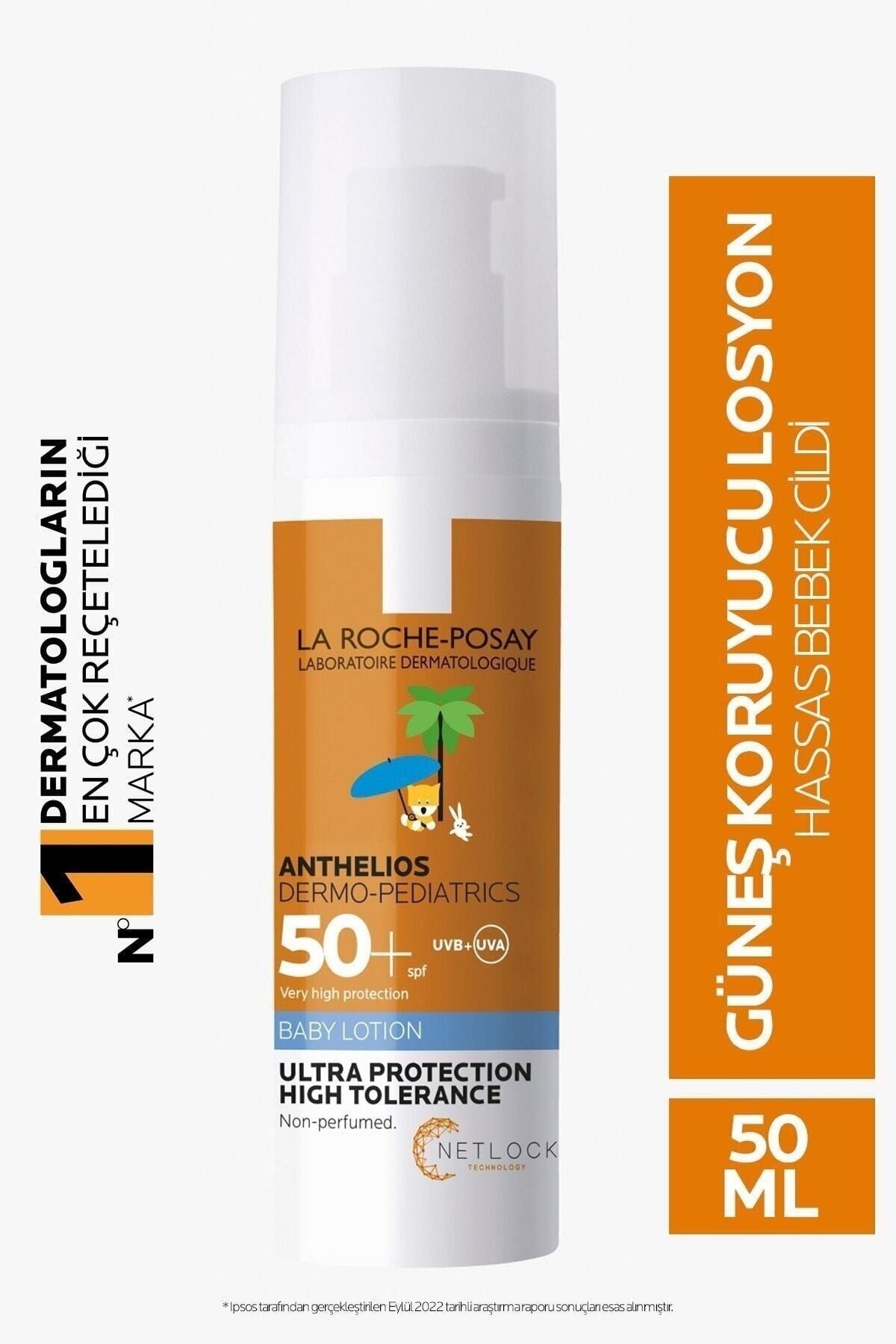La Roche Posay Sun Protection Lotion Suitable For Baby Skin Against Uva, Uvb Rays 50ml..LRPosay.