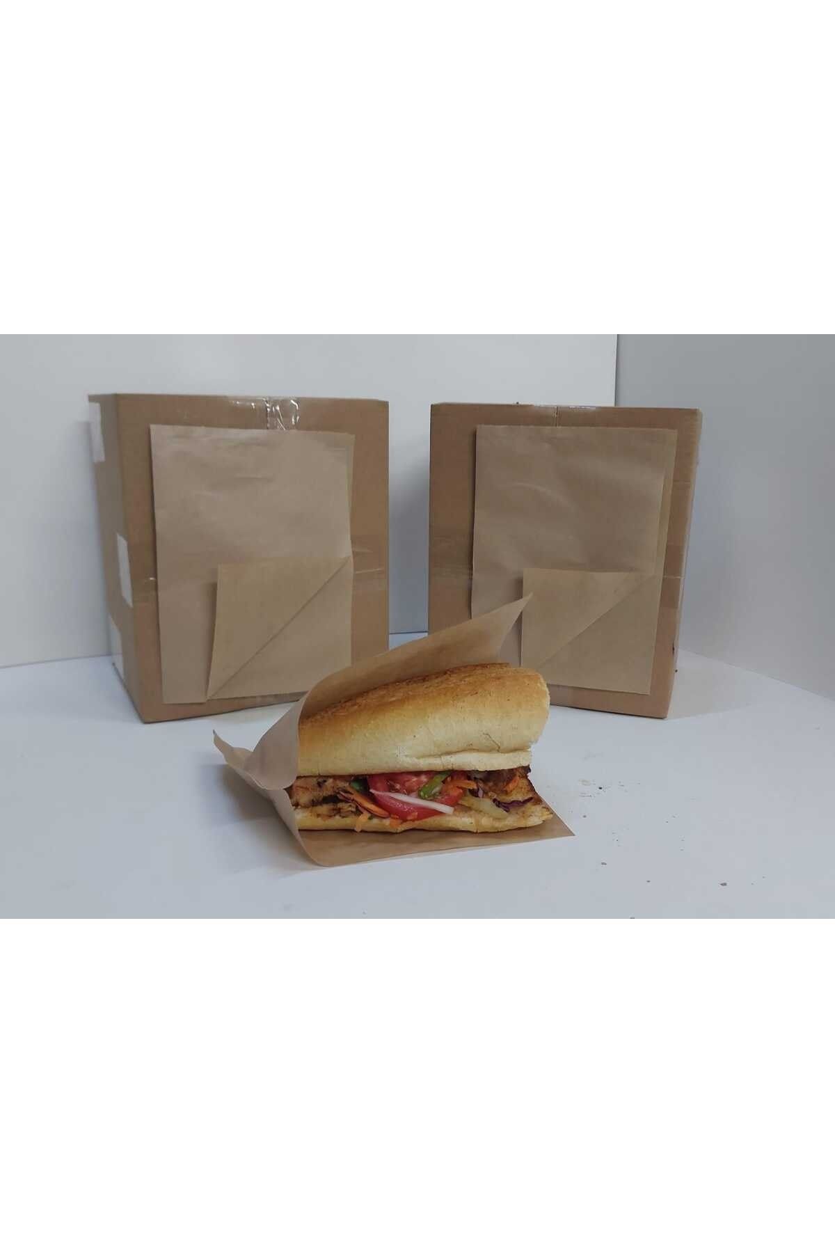ambalajtoptancısı Sandviç , Yarım Ekmek , Fast Food Kese Kağıdı 13 Cm X18 Cm 1.000 Adetli
