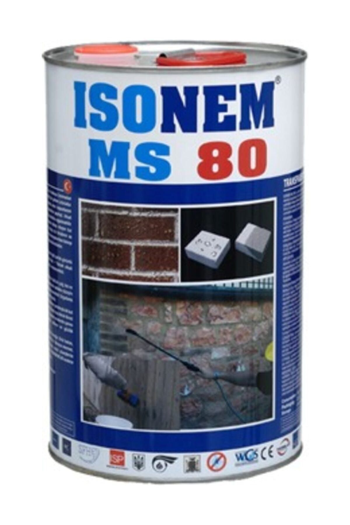 Isonem Ms 80 Doğal Görüntüyü Bozmayan Şeffaf Dış Cephe Su Yalıtımı 3,5 L