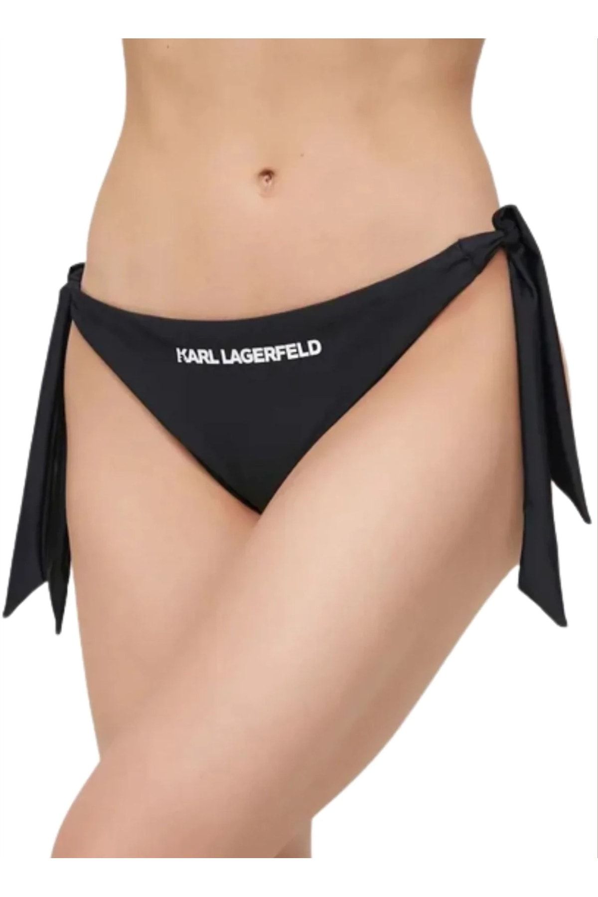 Karl Lagerfeld Siyah Kadın Bikini Alt
