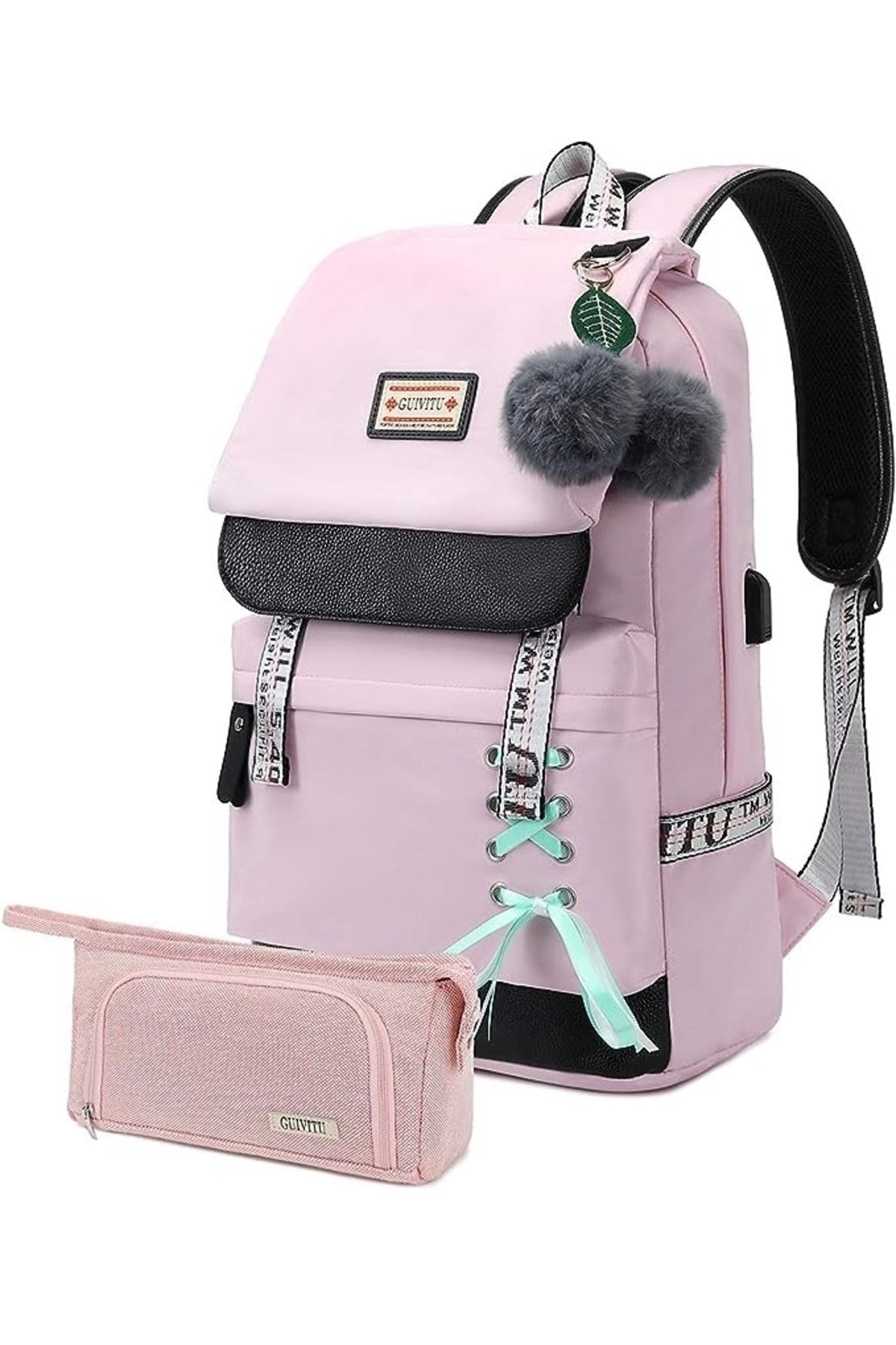 SWİCCO Okul sırt çantası, kız, genç, okul sırt çantası, ilkokul, çocuk okul çantası, günlük sırt çantası