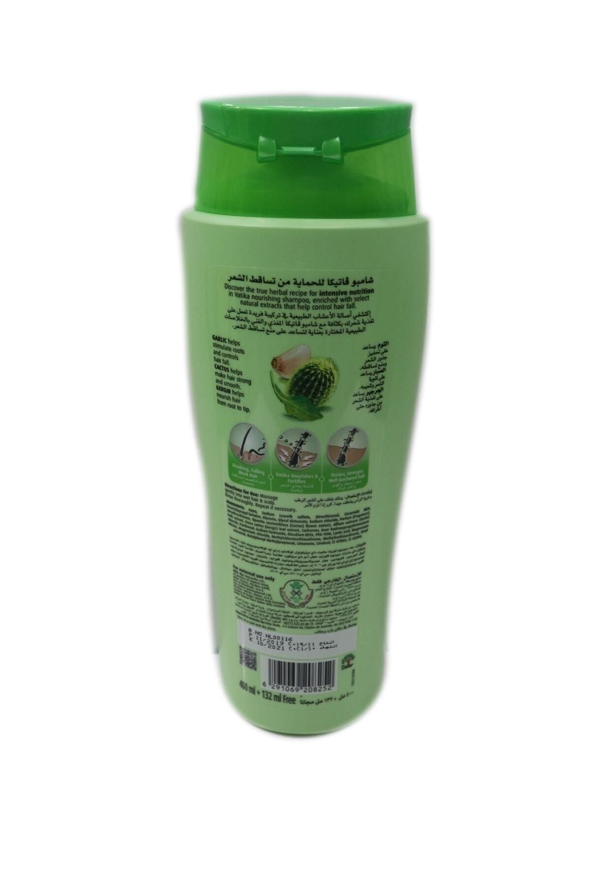 Vatika Naturals Bitkisel Şampuan Cactus And Gergir 400 ml