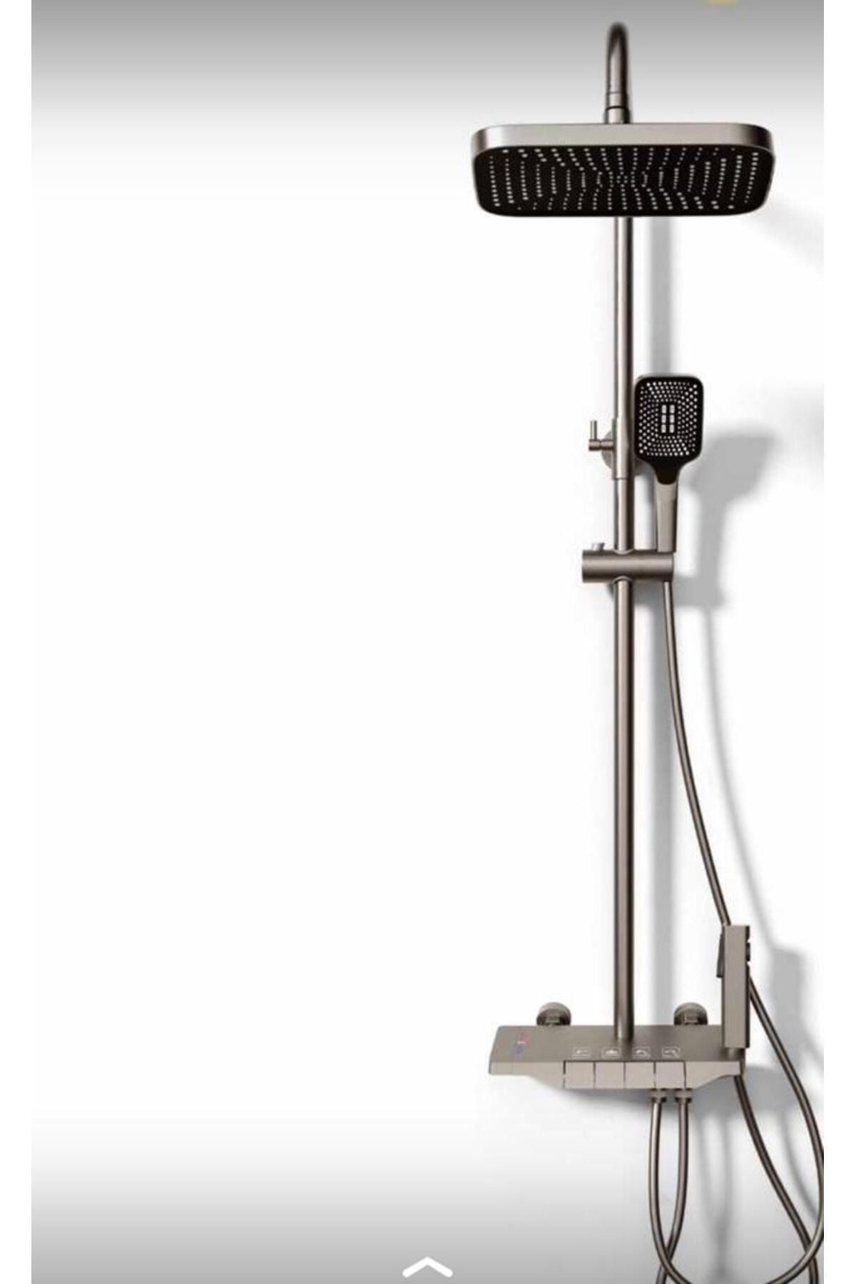 FLEKO Duş Seti Piano Tasarım Batarya Dahil Komple Duş Seti Tepe Yağmurlama Robot Duş Seti 01