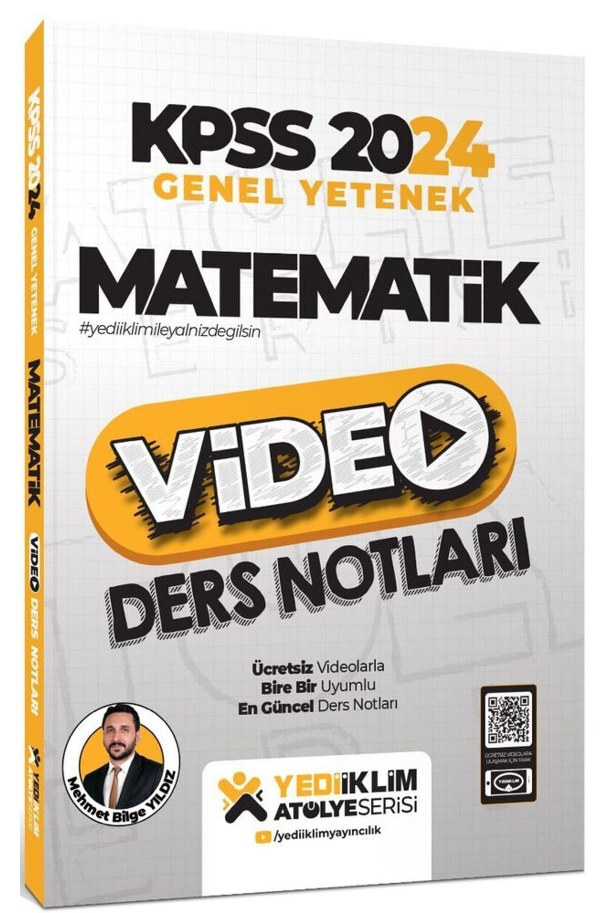 Yediiklim Yayınları 2024 Kpss Atölye Serisi Matematik Video Ders Notları - Mehmet Bilge Yıldız