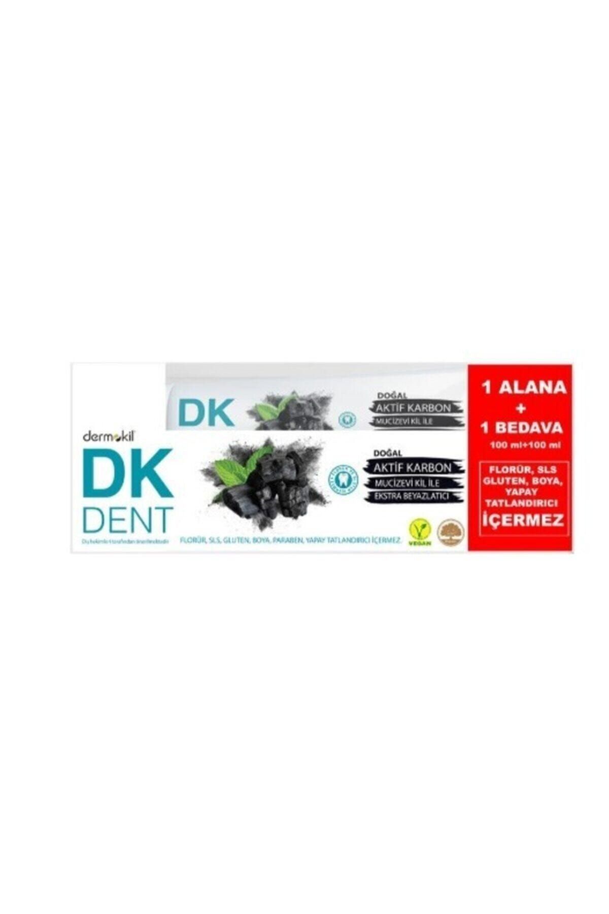 Dermokil Dk Dent Aktif Karbon & Kil Beyazlatıcı Diş Macunu 100 ml