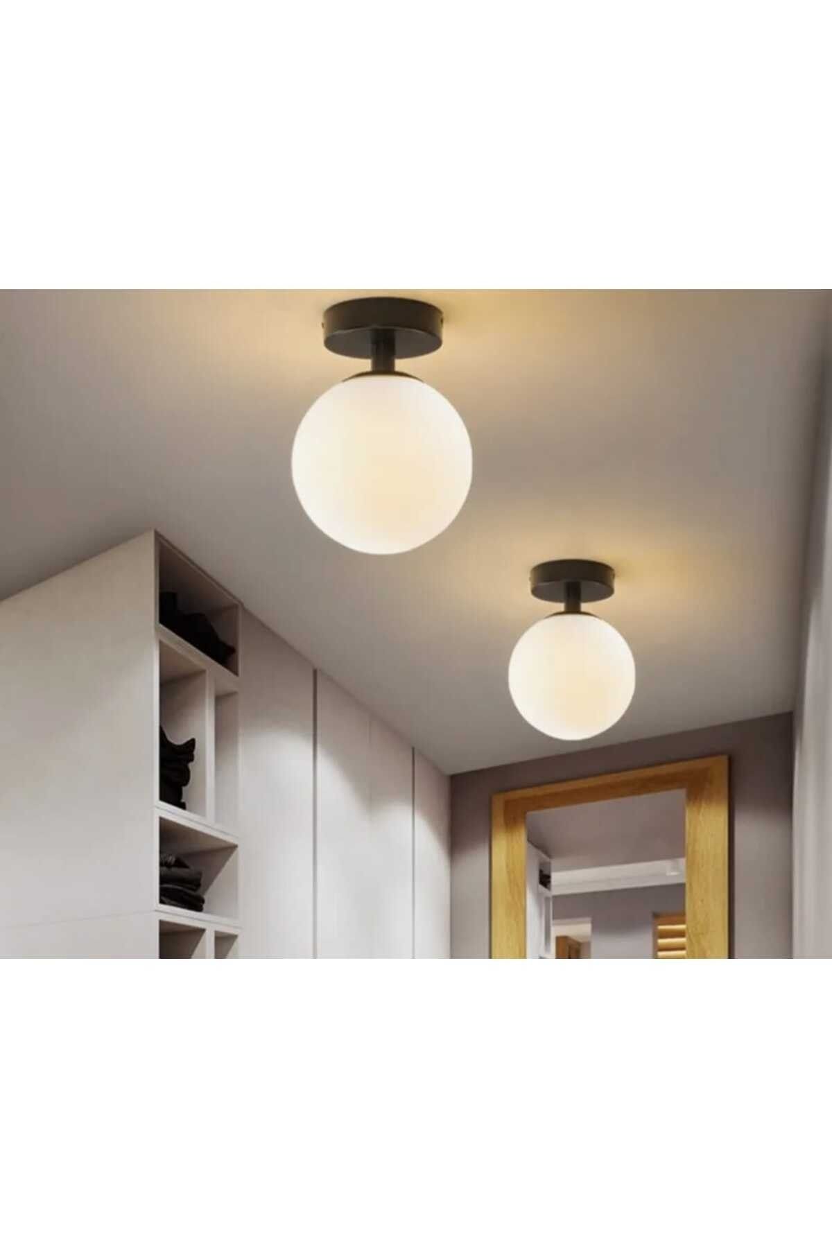 demet habek mylights MYLİGHTS AVİZE RETRO TEKLİ PLOFONYER AVİZE E27 DUYLU opla camlı
