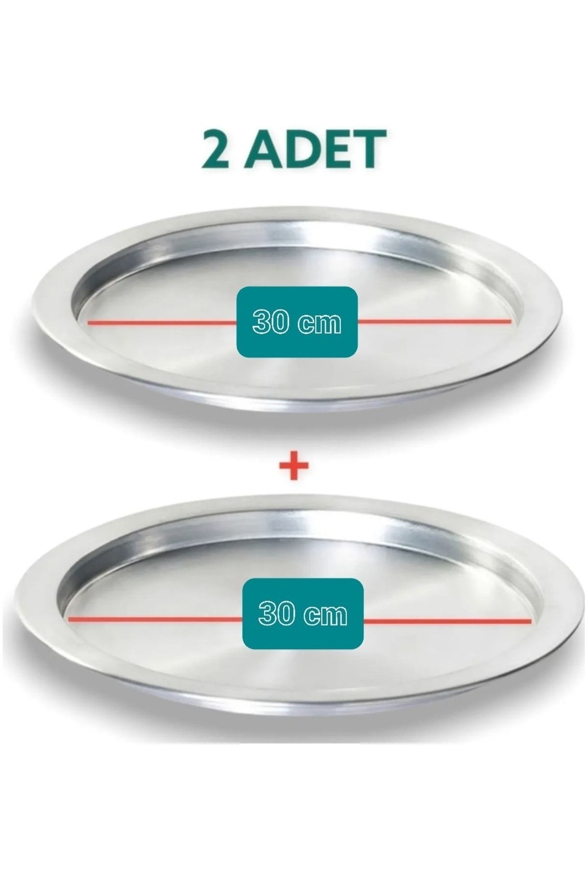 Yıldız çelik 2 adet alüminyum 35 cm künefe ve kadayıf tabağı & tepsisi