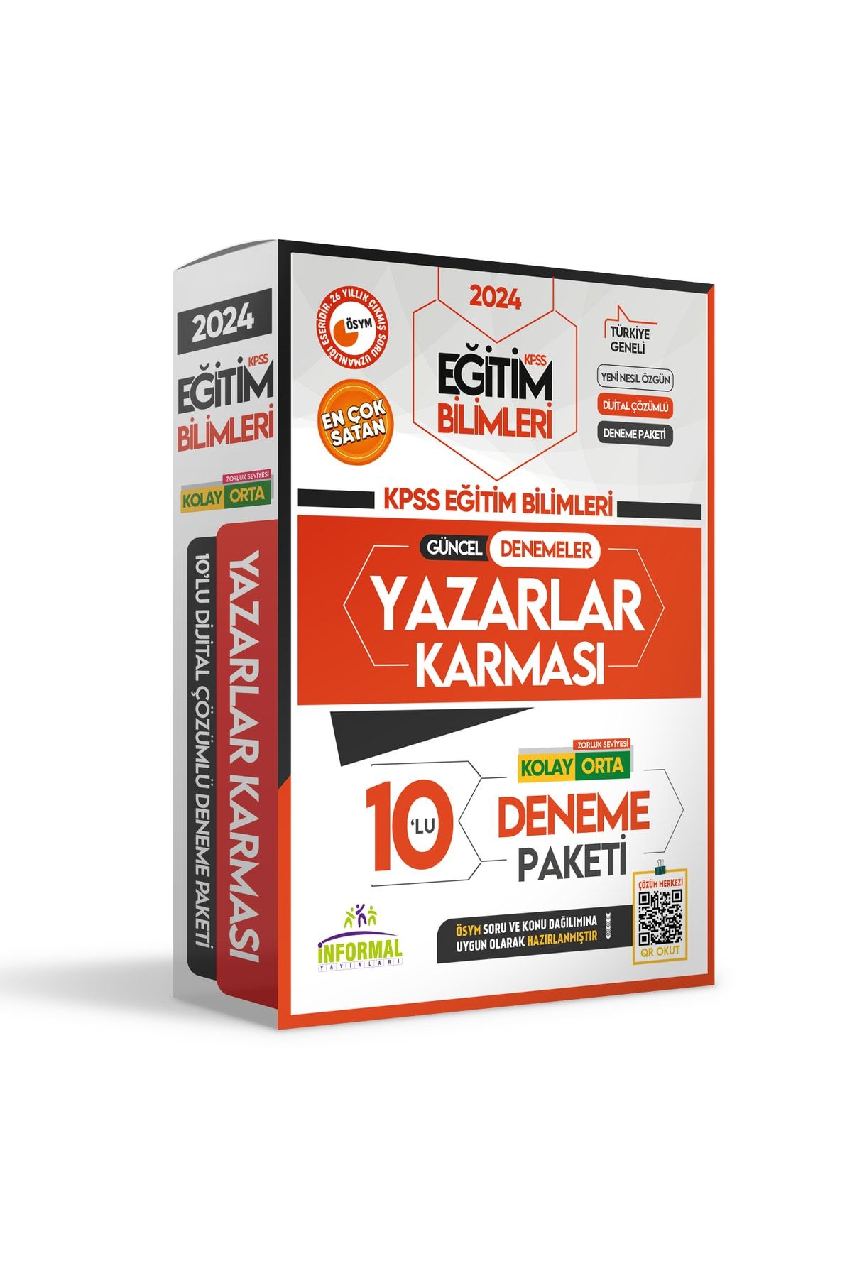 Karakutu Yayınları 2024 Kpss Eğitim Bilimleri Yazarlar Karması Türkiye Geneli Kurumsal 10lu D. Çözümlü Paket Deneme
