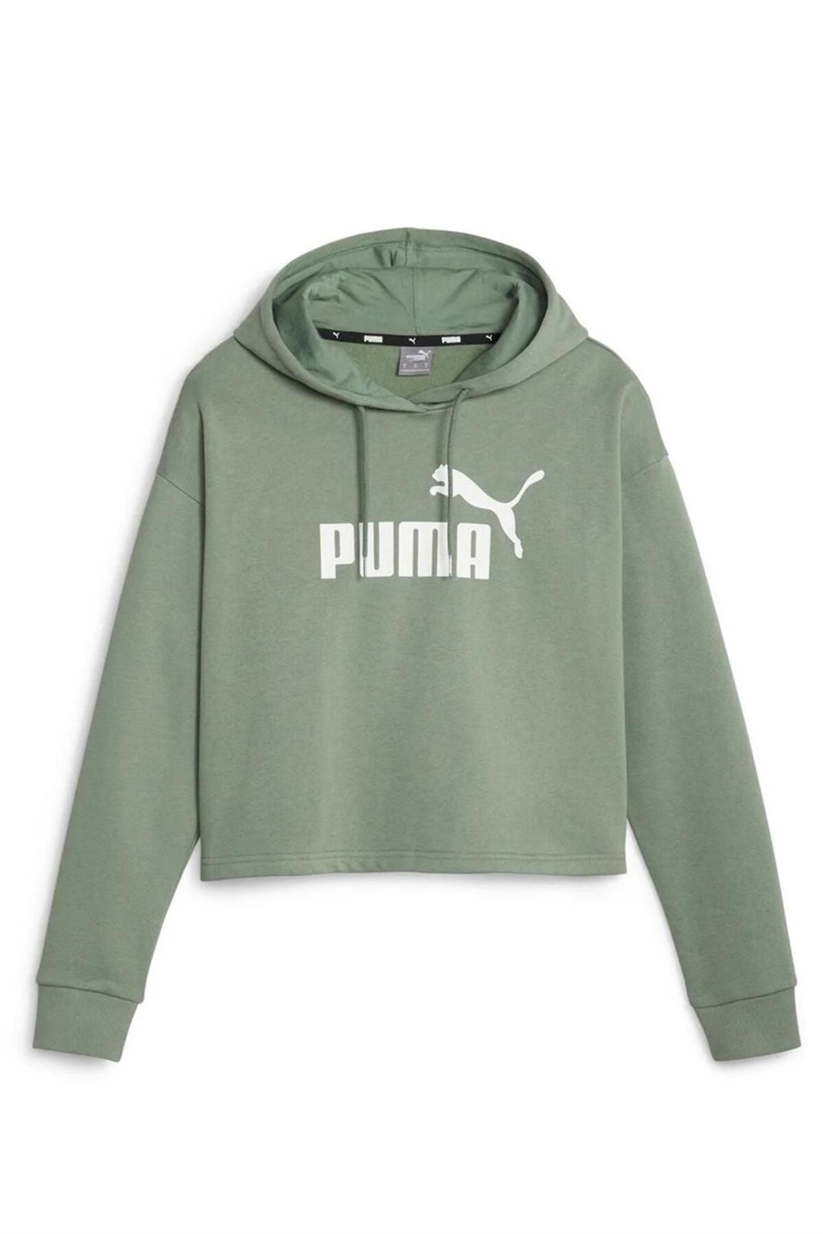 Puma Ess Cropped Logo Kadın Sweat Shırt 58686948