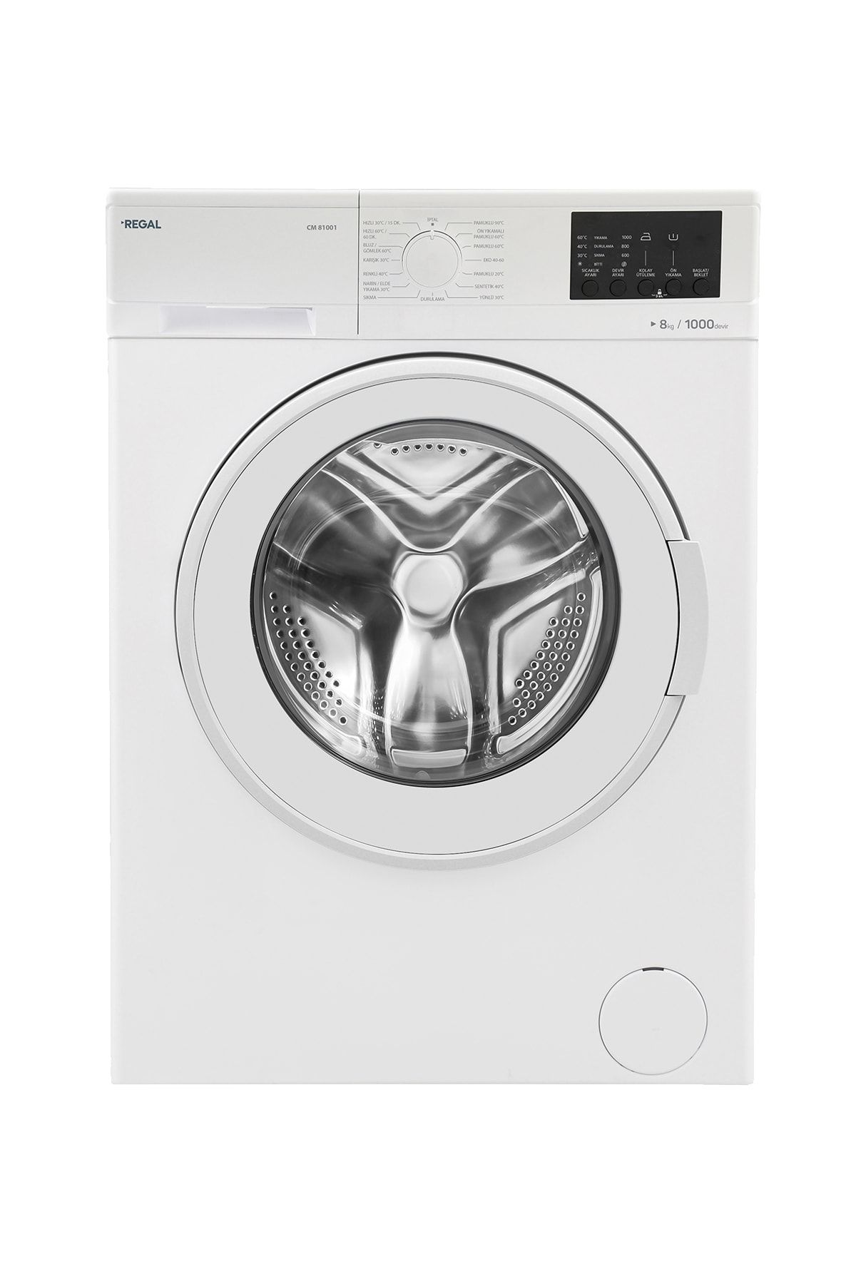 Regal Cm 81001 8 Kg 1000 Devir Çamaşır Makinesi