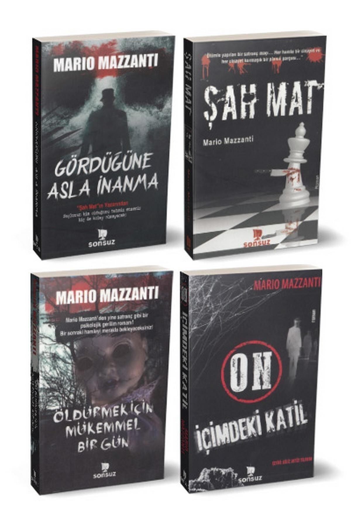 Yakamoz Mario Mazzanti Polisiye Ve Gerilim Kitapları Seti - 4 Kitap