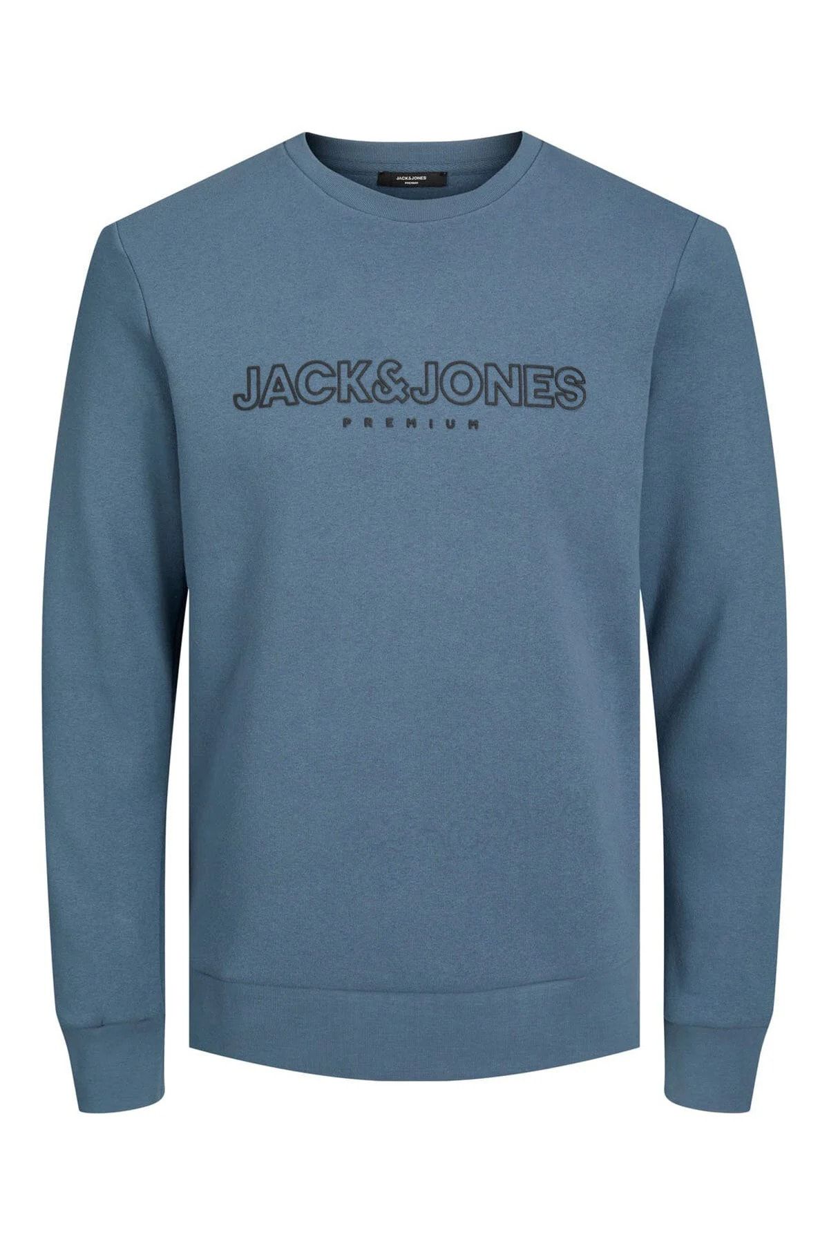 Jack & Jones Logo Baskılı Erkek Sweatshirt
