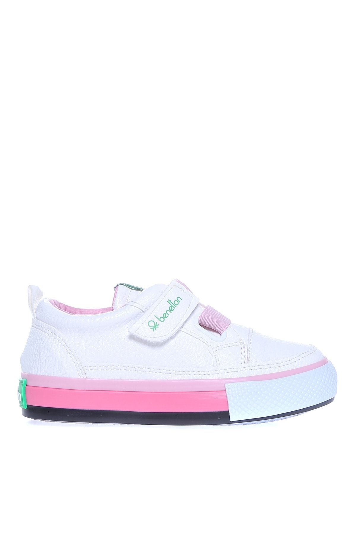 Benetton Beyaz - Pembe Kız Çocuk Yürüyüş Ayakkabısı BN-30441 177-Beyaz-Pembe