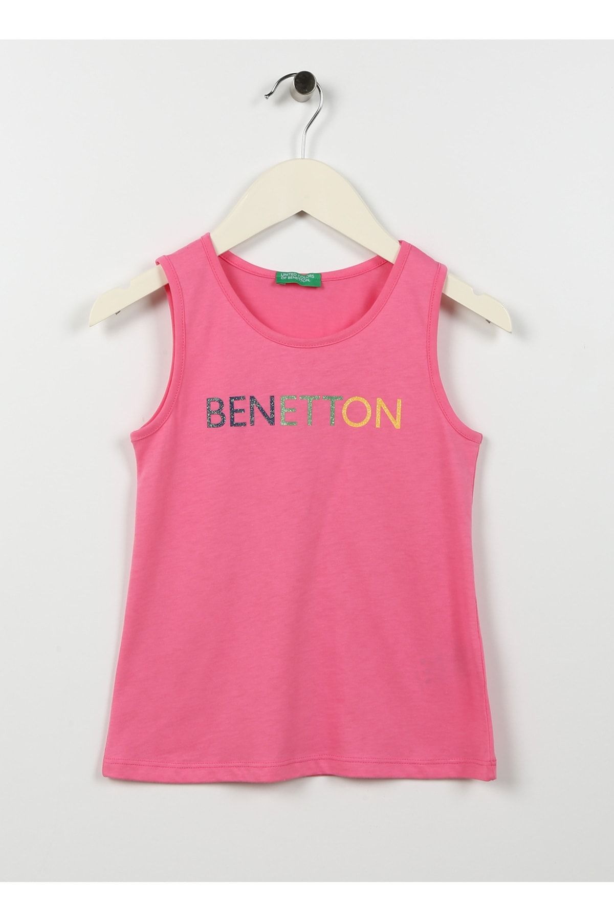 Benetton Baskılı Fuşya Kız Çocuk Atlet 3I1XCH012