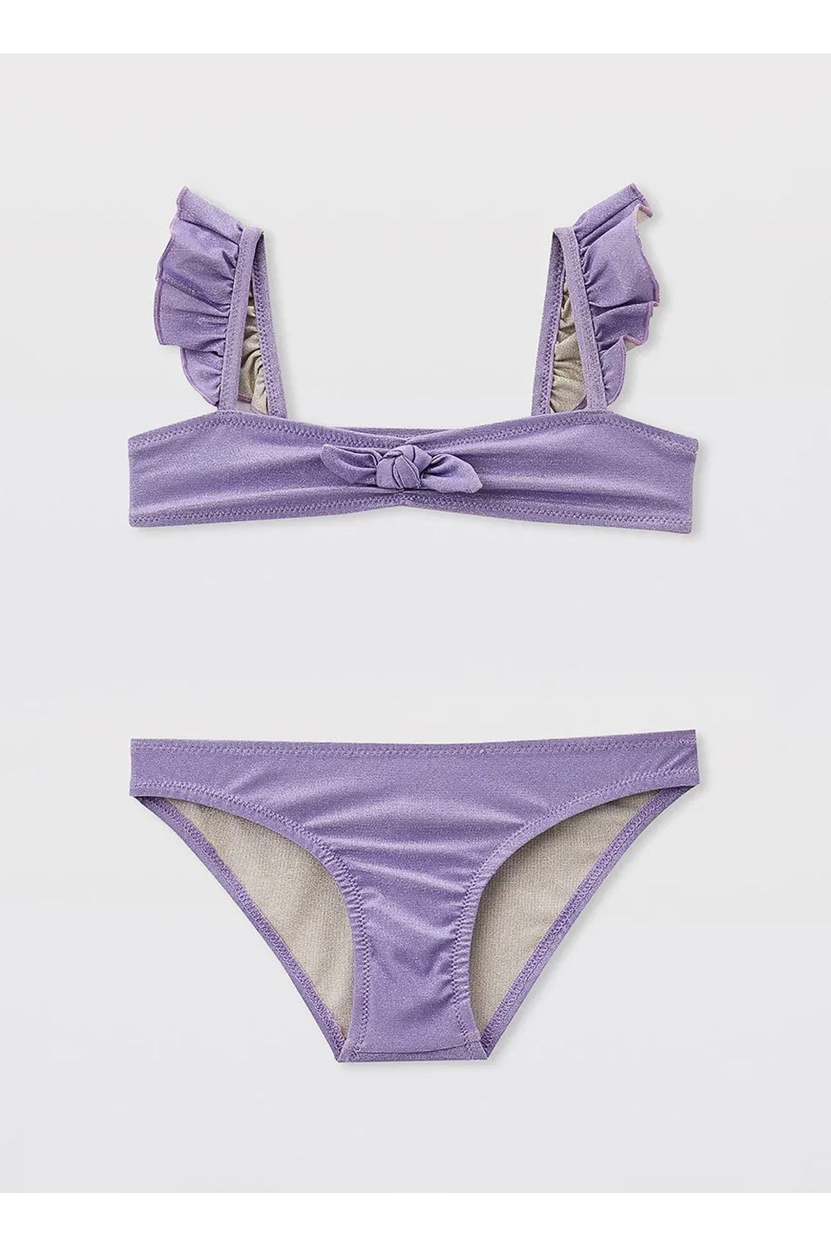 Benetton Lila Kız Çocuk Bikini Takım 3H6G0K01D