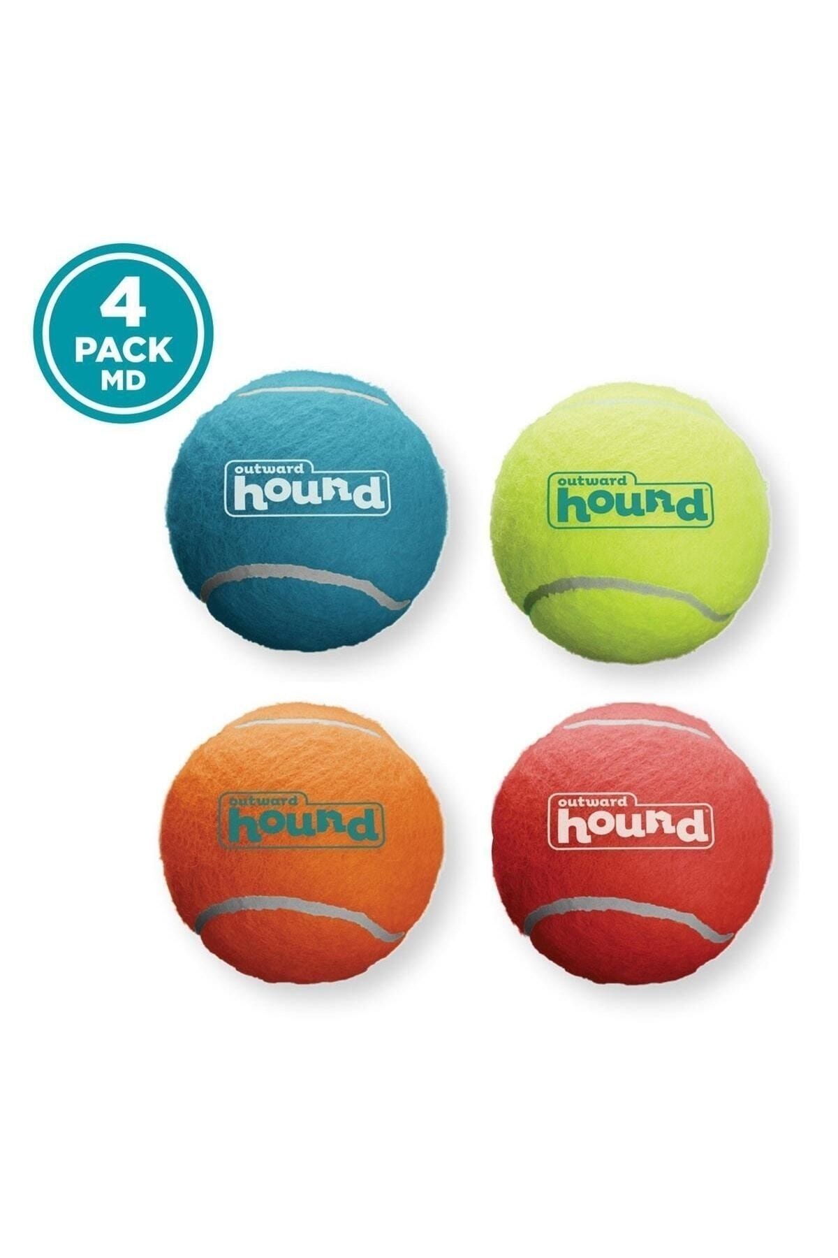 PetStages Squeaker Ballz Squeaky Tenis Topları, Medium - 68002