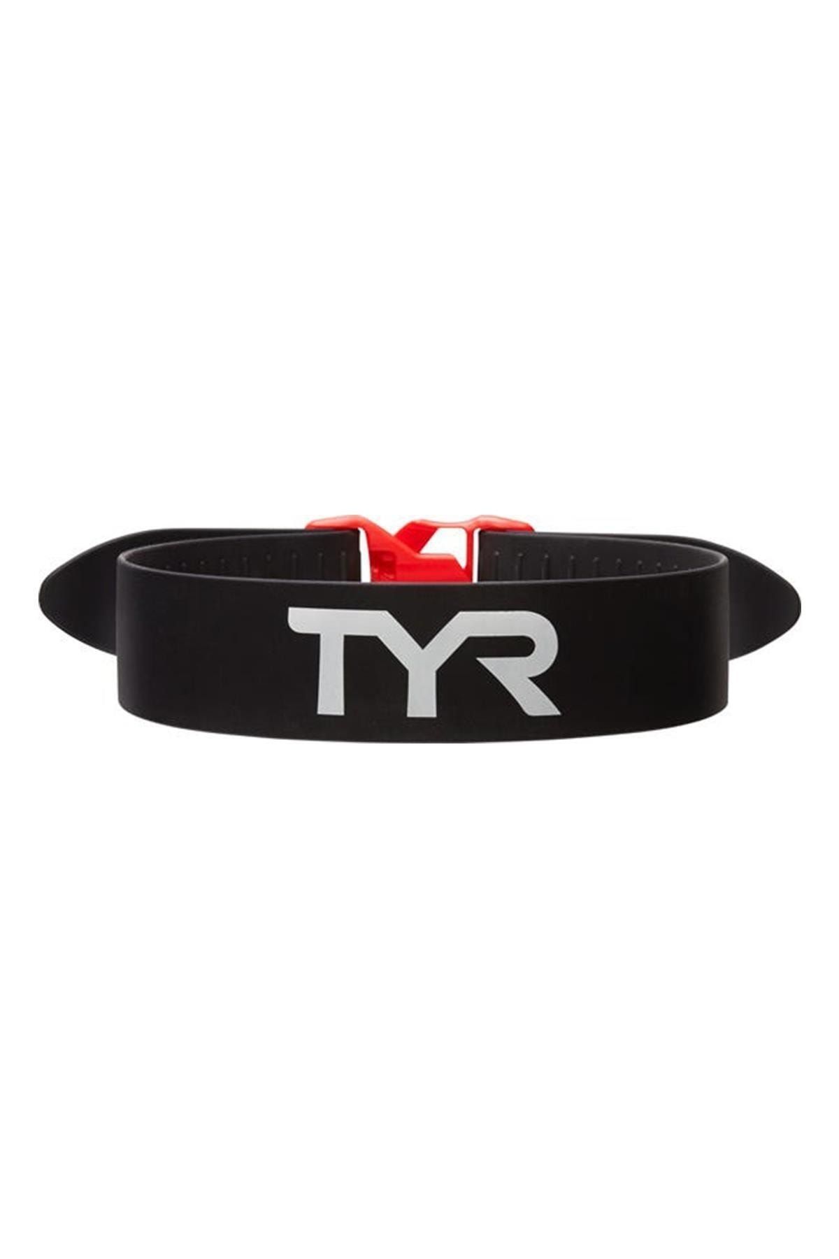 TYR Sport TYR Rally Siyah/Kırmızı Antrenman Ayak Bileği Lastiği, Pull Strap