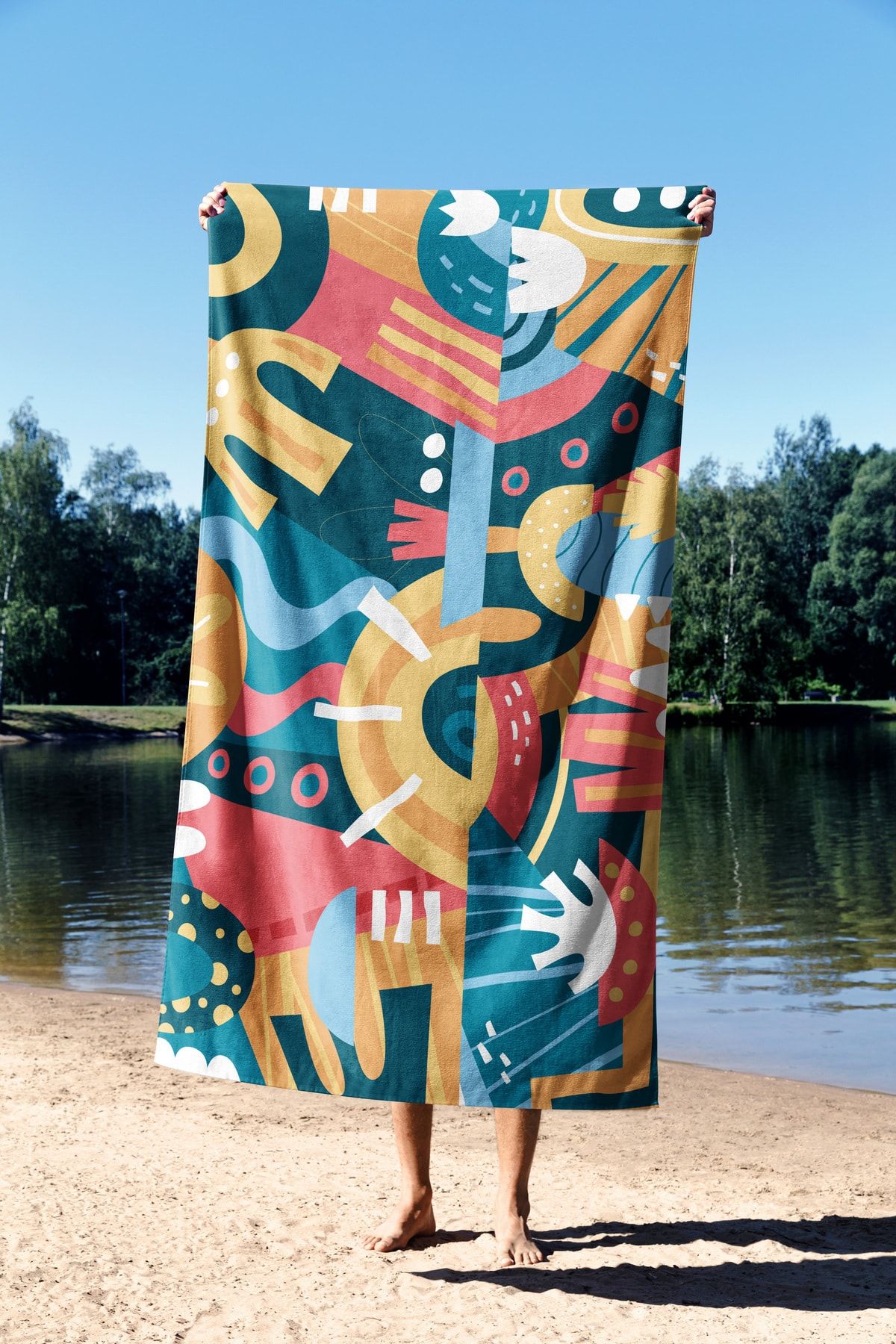 Essential Towel Madaline Mikrofiber Teknolojisi Ile Üretilen Hafif Ve Kum Tutmayan Plaj Havlusu – 75x130 – 90x150 Cm