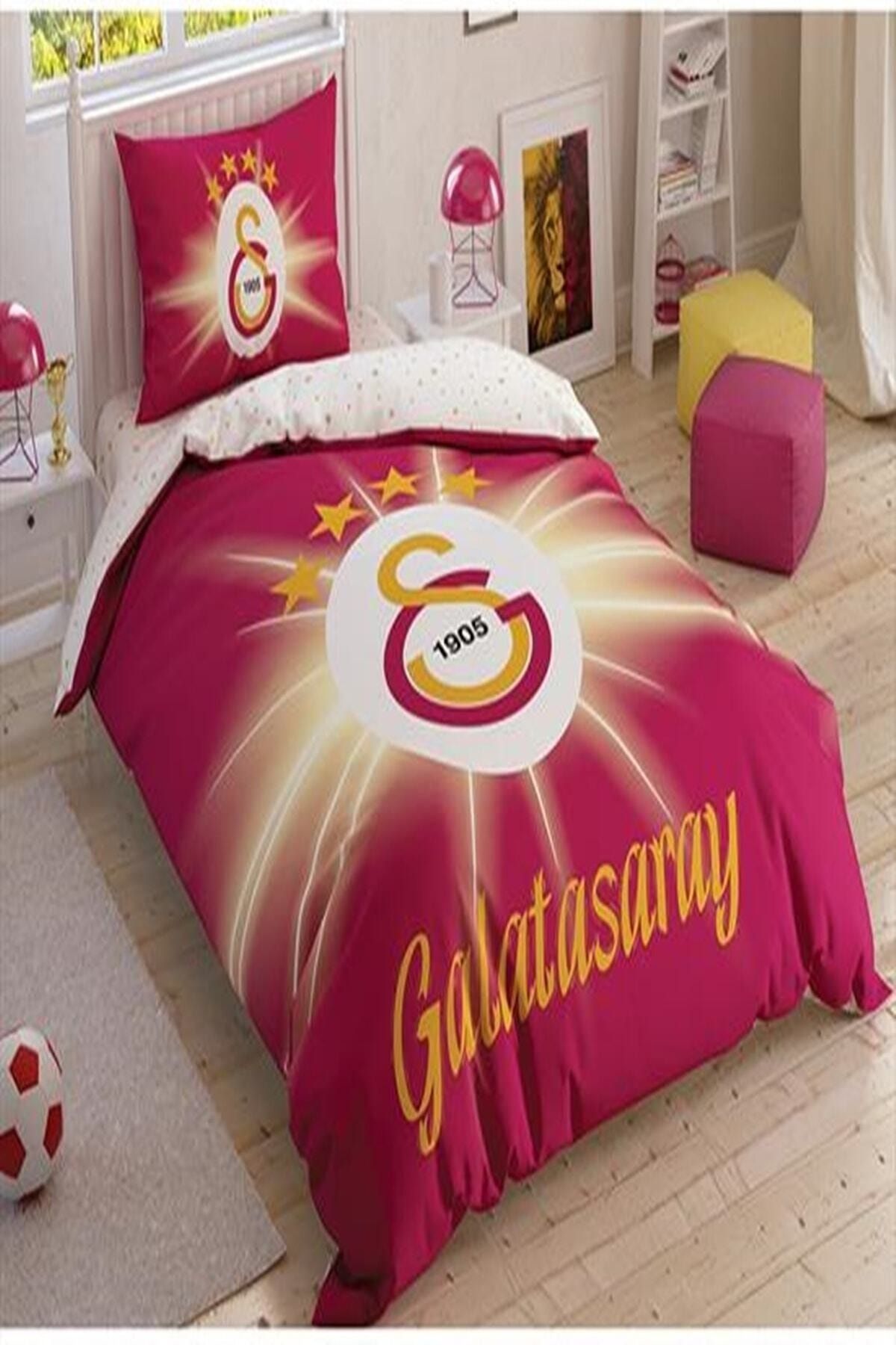 Taç Nevresim Takımı Tek Kişilik Galatasaray Light Glow