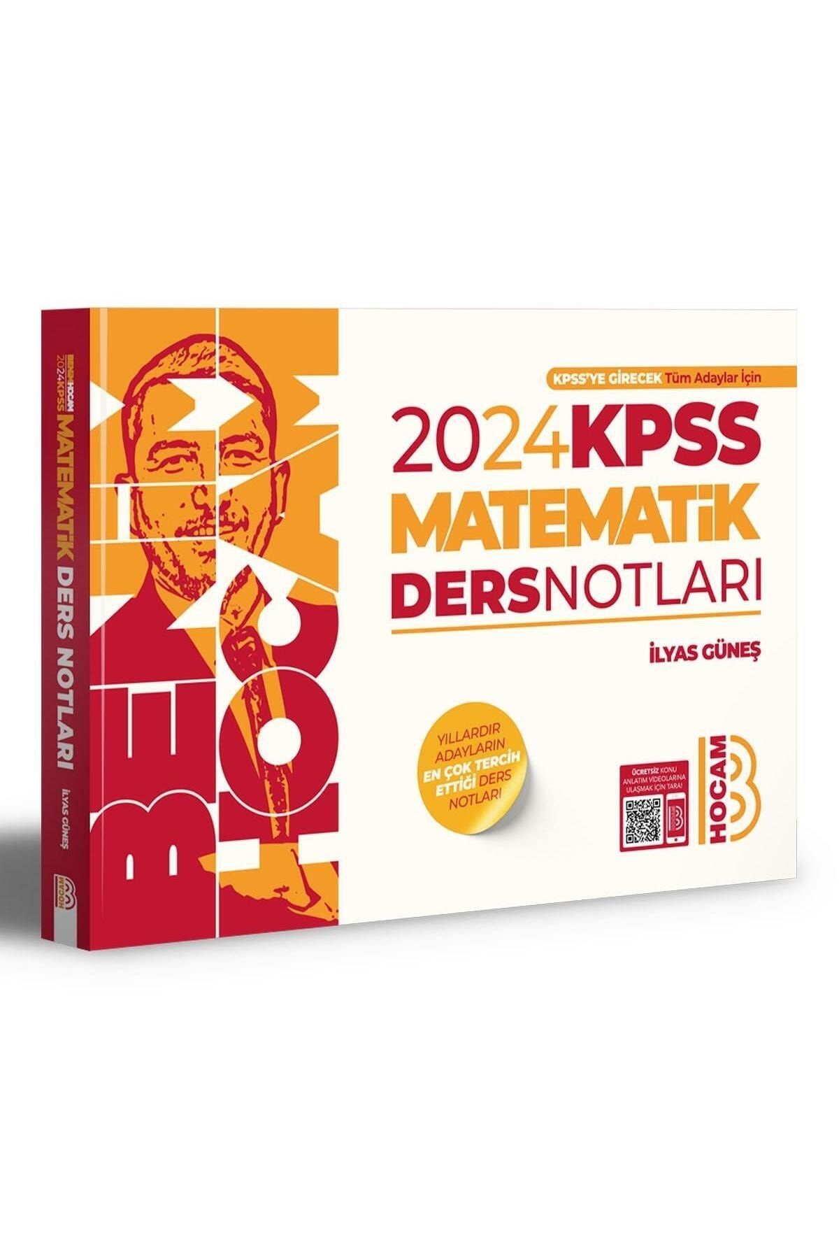 Benim Hocam Yayınları Benim Hocam 2024 KPSS Matematik Video Ders Notları - İlyas Güneş Benim Hocam Yayınları
