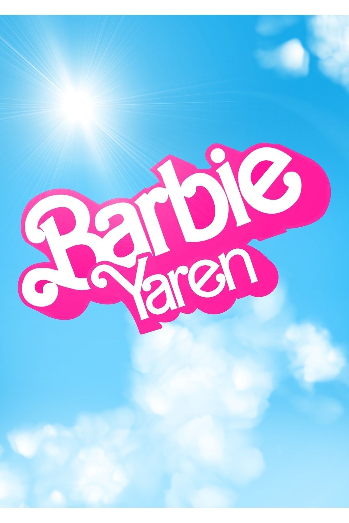 512 STORE İSME ÖZEL BARBİE POSTER